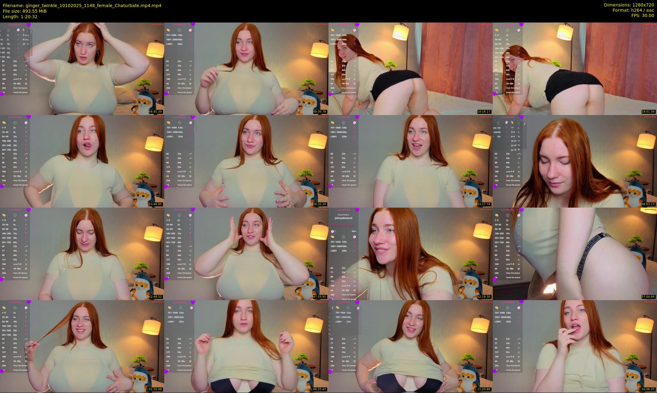 ginger_twinkle — 81 minute Chaturbate female cam show recording, 720p, Oct 10, 2025