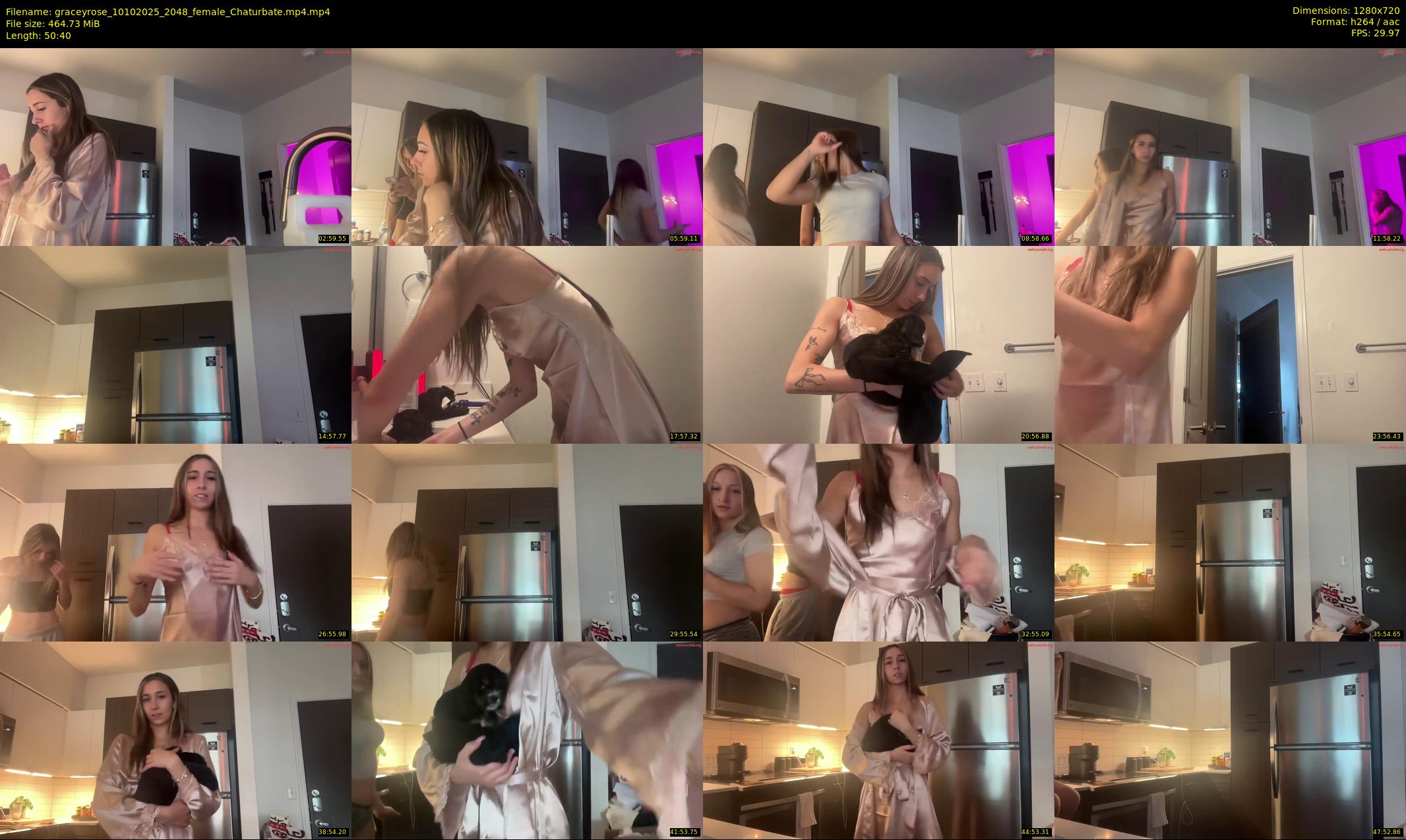 graceyrose — 51 minute Chaturbate female cam show recording, 720p, Oct 10, 2025