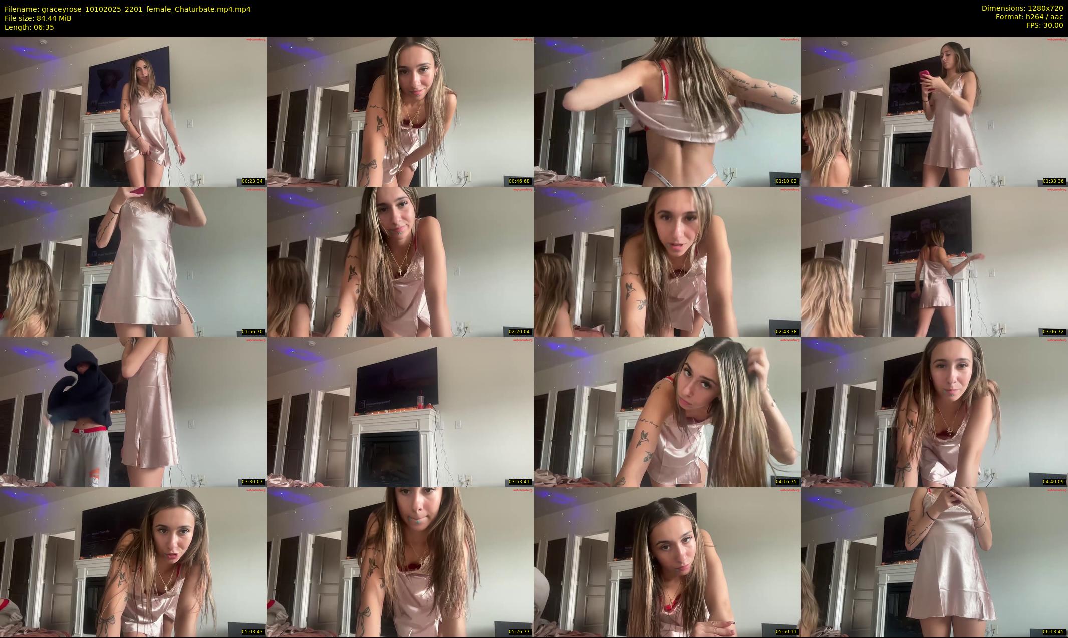 graceyrose — 7 minute Chaturbate female cam show recording, 720p, Oct 10, 2025