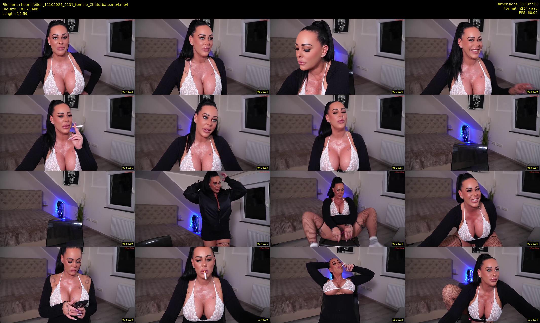 hotmilfbitch — 13 minute Chaturbate female cam show recording, 720p, Oct 11, 2025