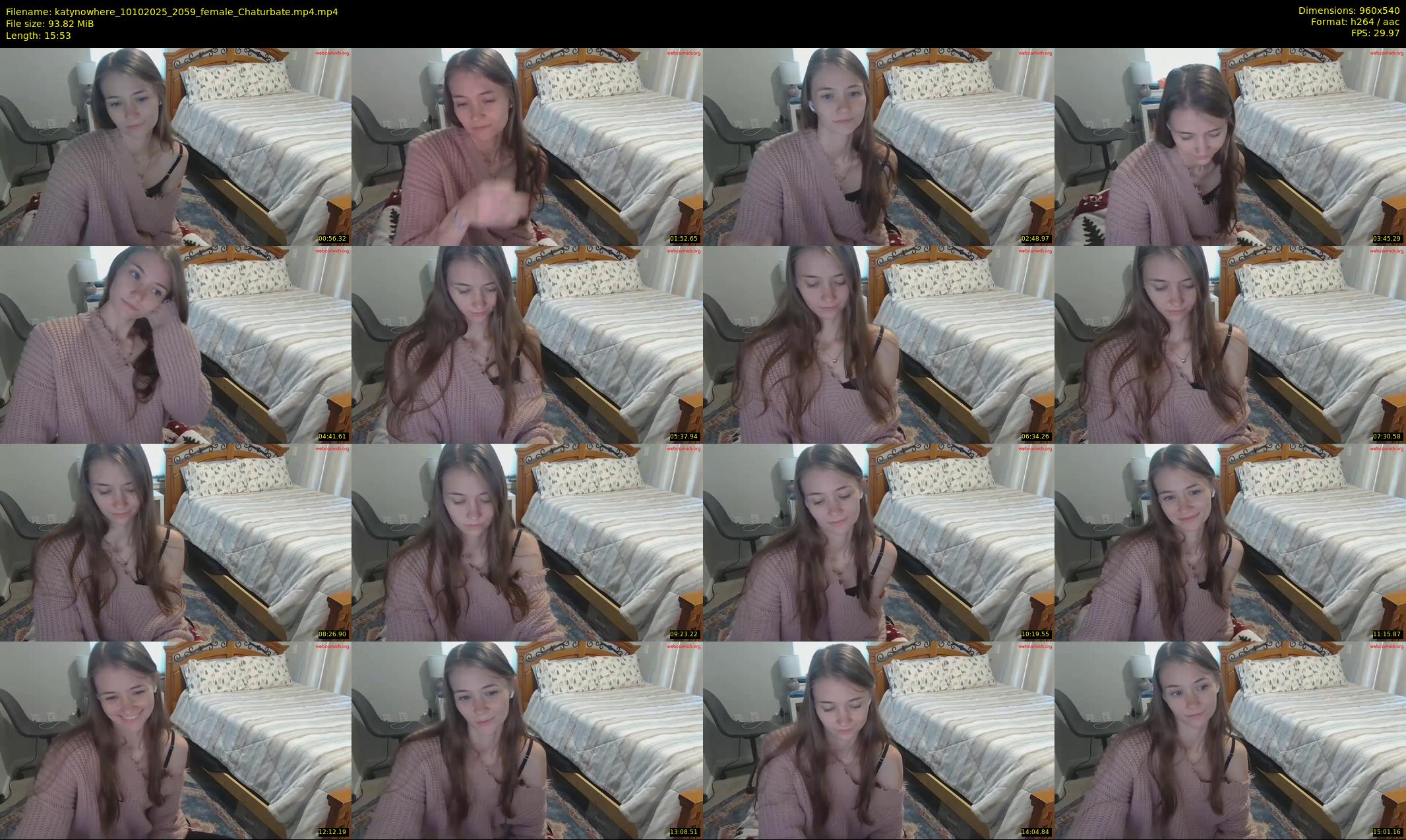 katynowhere — 16 minute Chaturbate female cam show recording, 480p, Oct 10, 2025