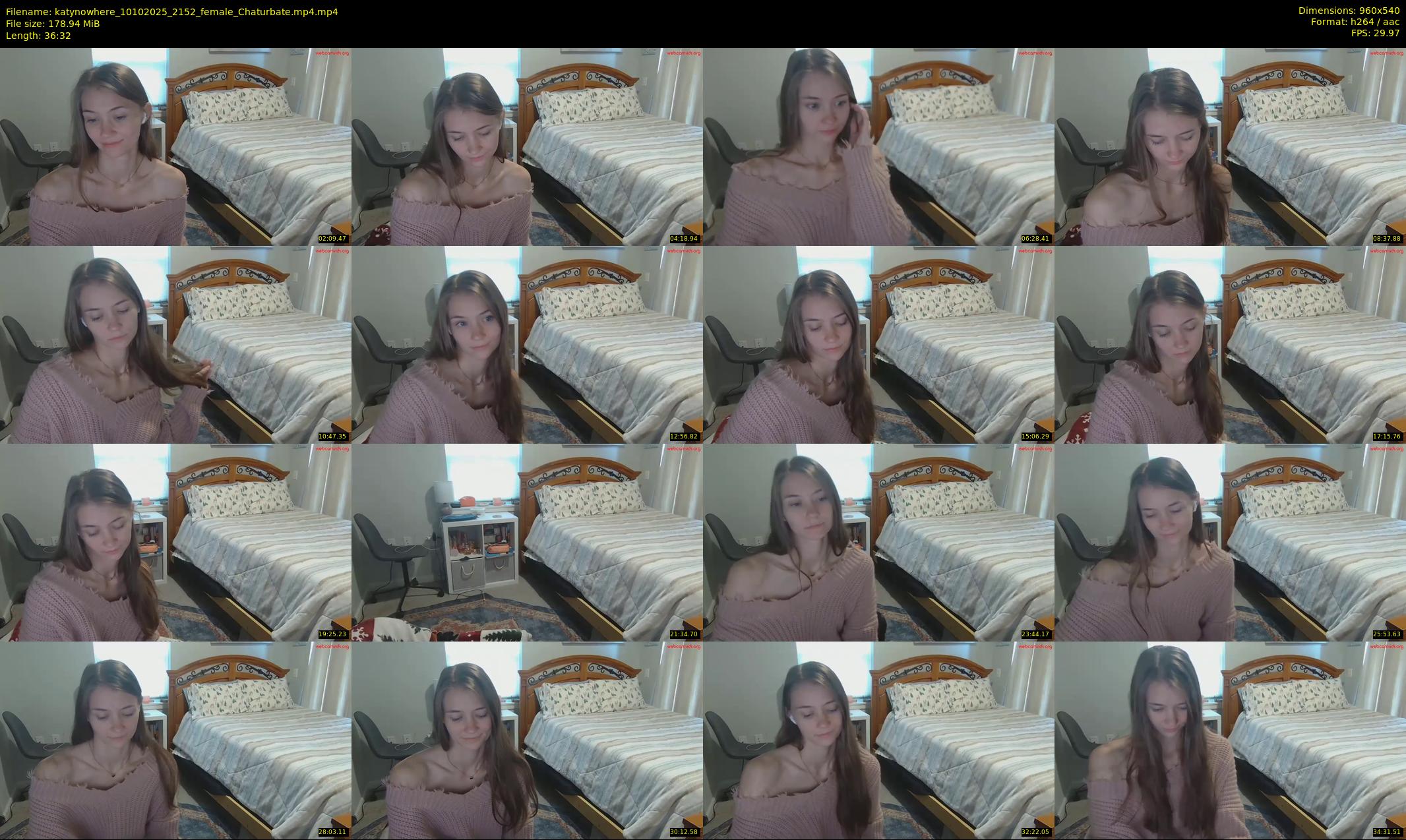 katynowhere — 37 minute Chaturbate female cam show recording, 480p, Oct 10, 2025