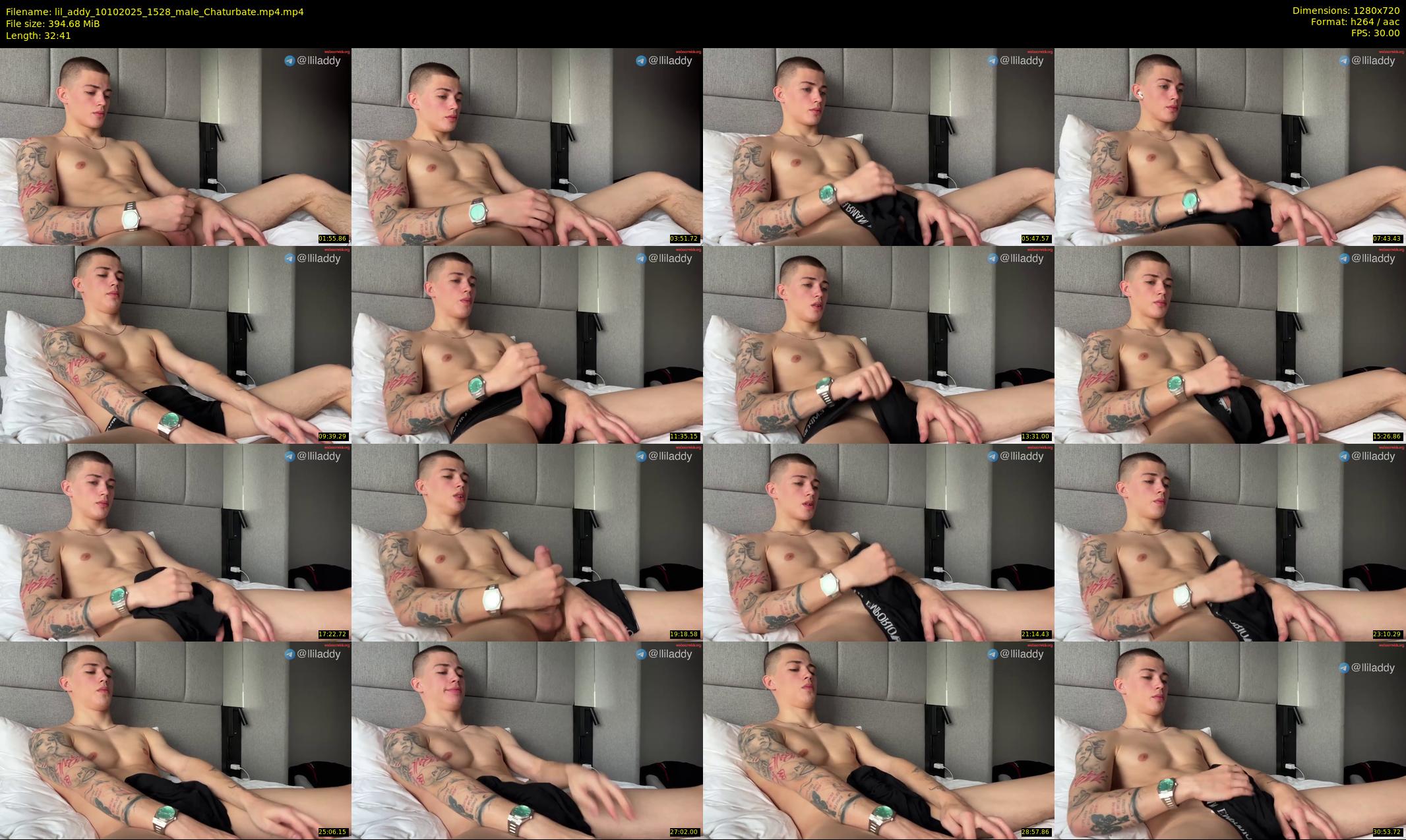 lil_addy — 33 minute Chaturbate male cam show recording, 720p, Oct 10, 2025