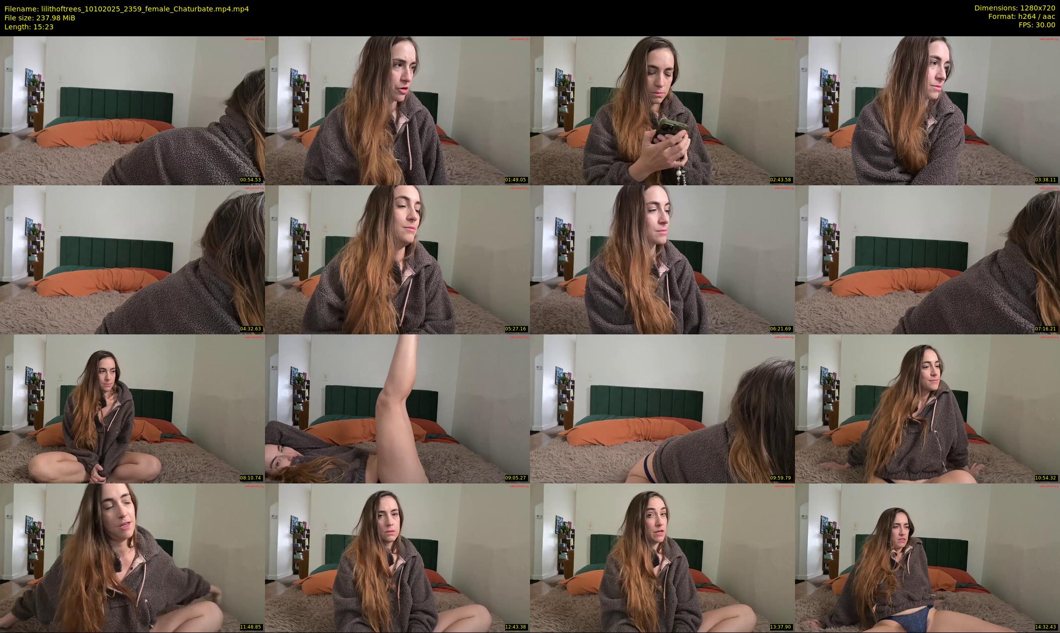 lilithoftrees — 16 minute Chaturbate female cam show recording, 720p, Oct 10, 2025