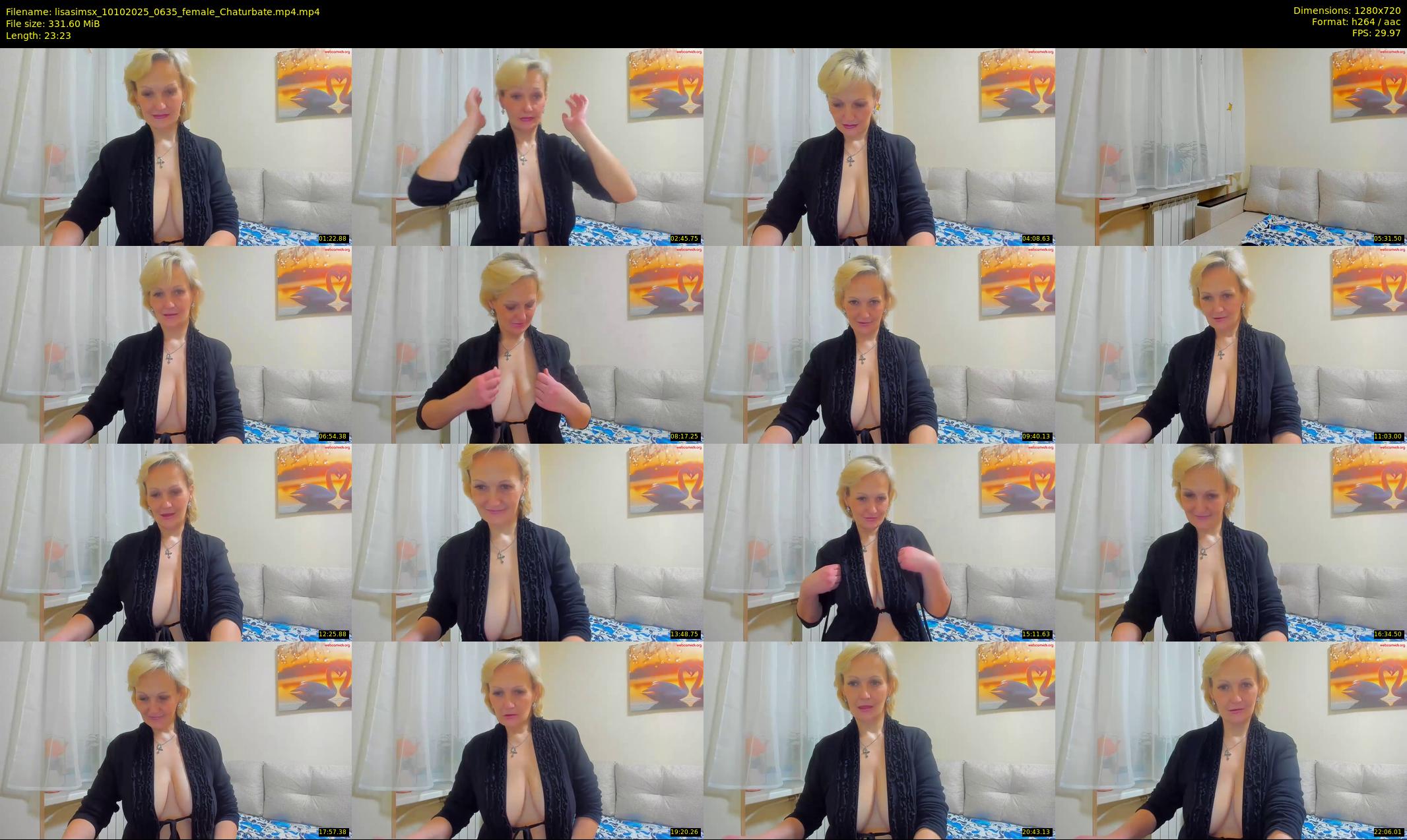 lisasimsx — 24 minute Chaturbate female cam show recording, 720p, Oct 10, 2025