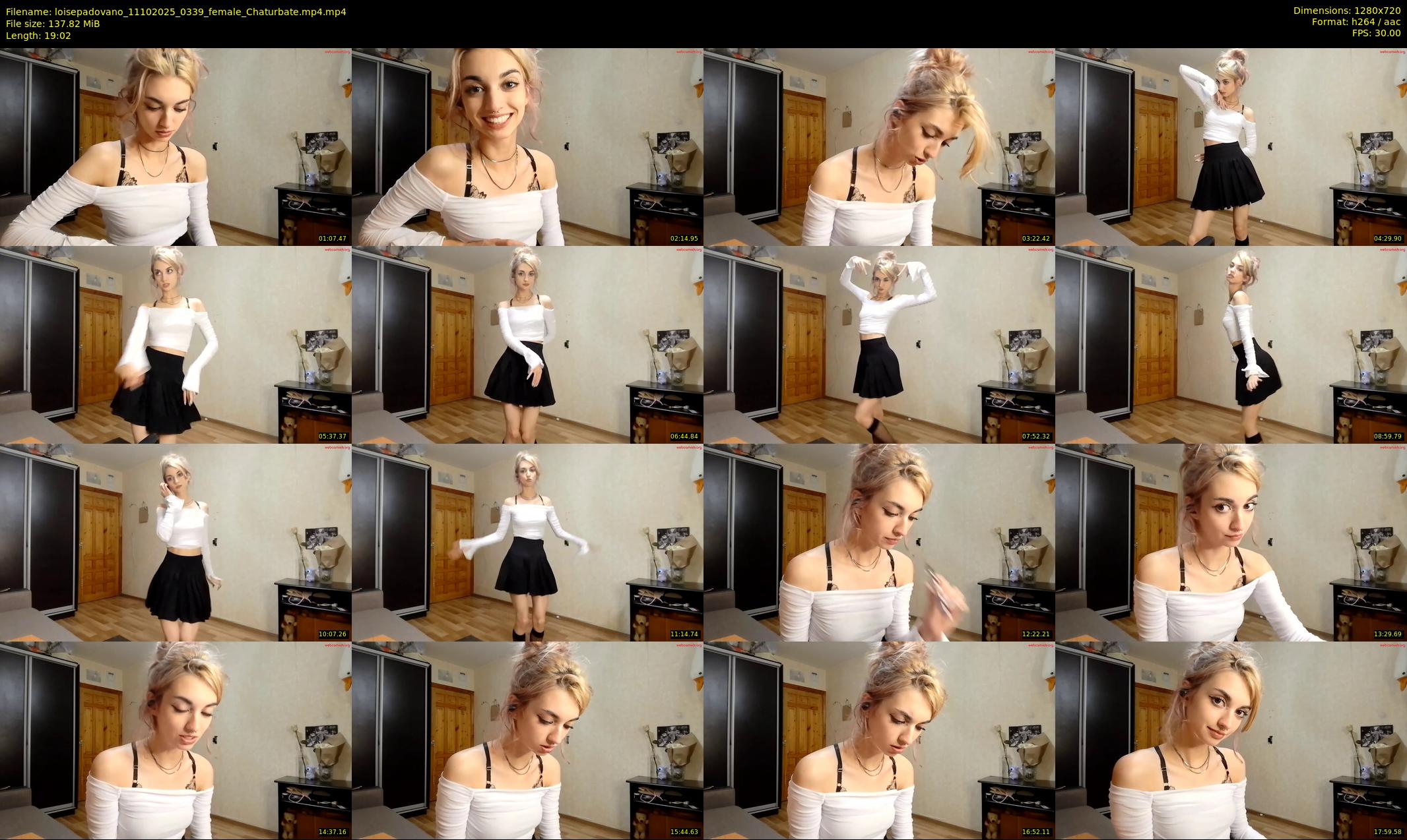 loisepadovano — 20 minute Chaturbate female cam show recording, 720p, Oct 11, 2025