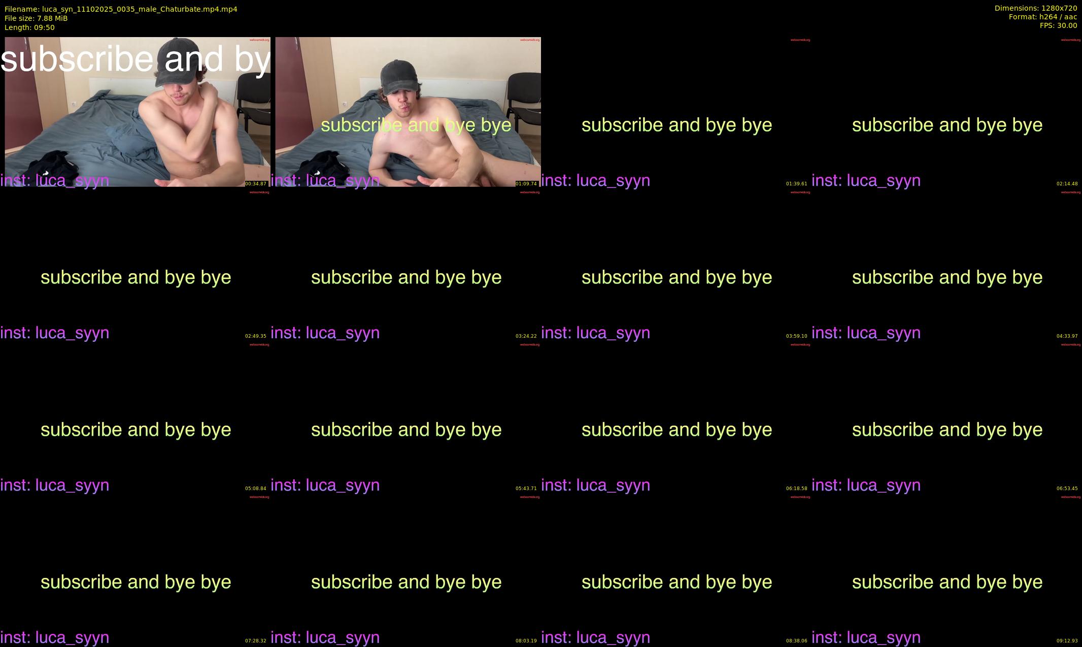 luca_syn — 10 minute Chaturbate male cam show recording, 720p, Oct 11, 2025