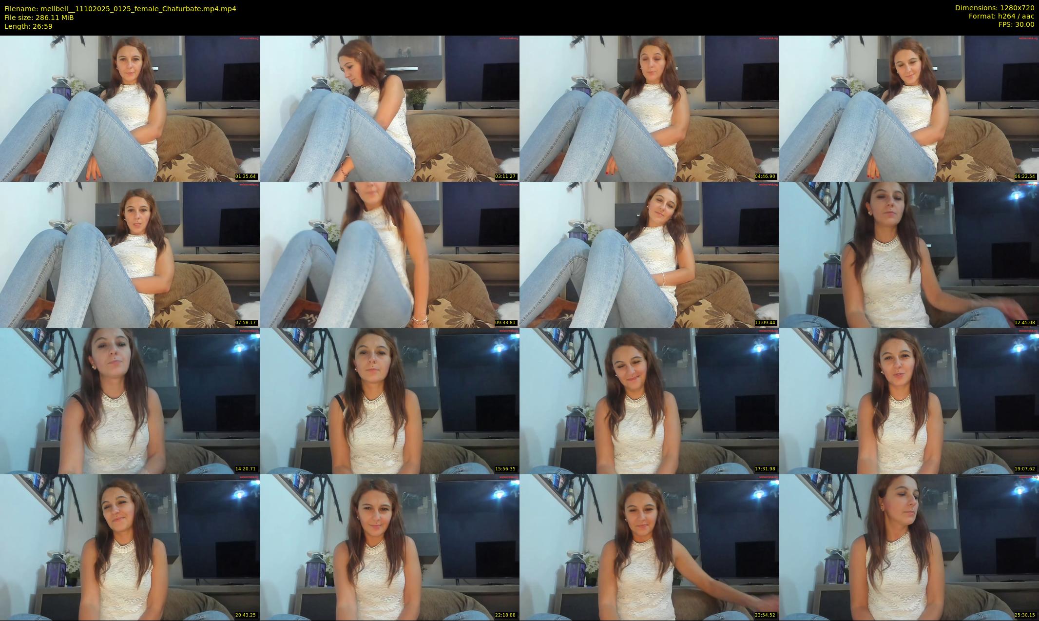 mellbell_ — 27 minute Chaturbate female cam show recording, 720p, Oct 11, 2025