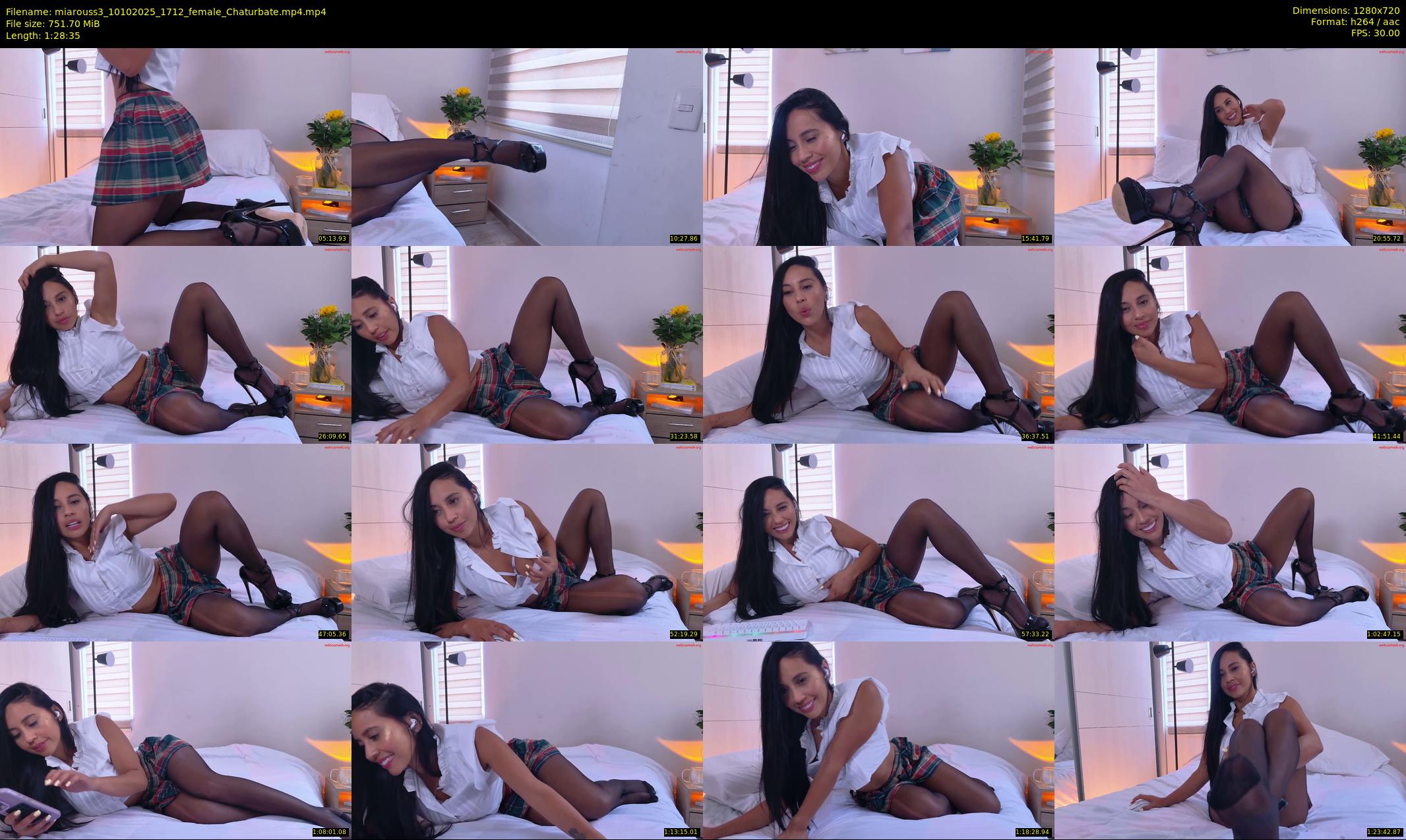 miarouss3 — 89 minute Chaturbate female cam show recording, 720p, Oct 10, 2025