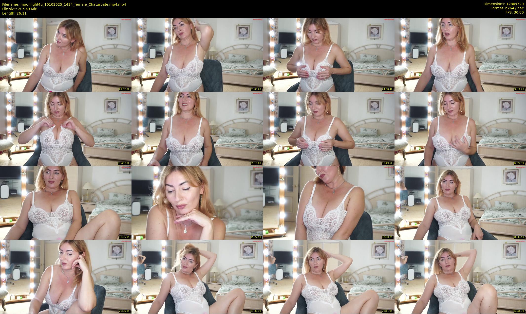 moonlight4u — 27 minute Chaturbate female cam show recording, 720p, Oct 10, 2025