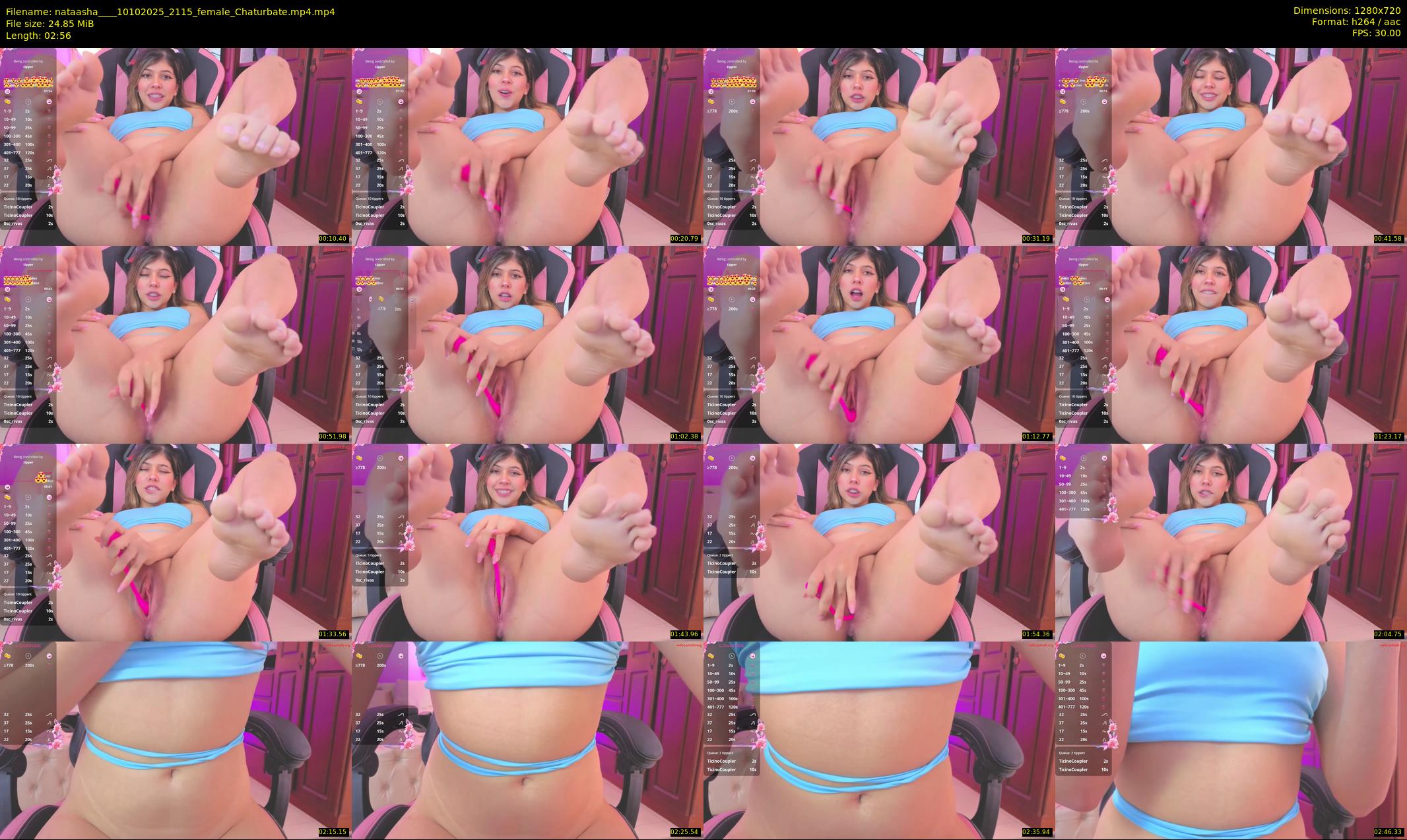 nataasha___ — 3 minute Chaturbate female cam show recording, 720p, Oct 10, 2025
