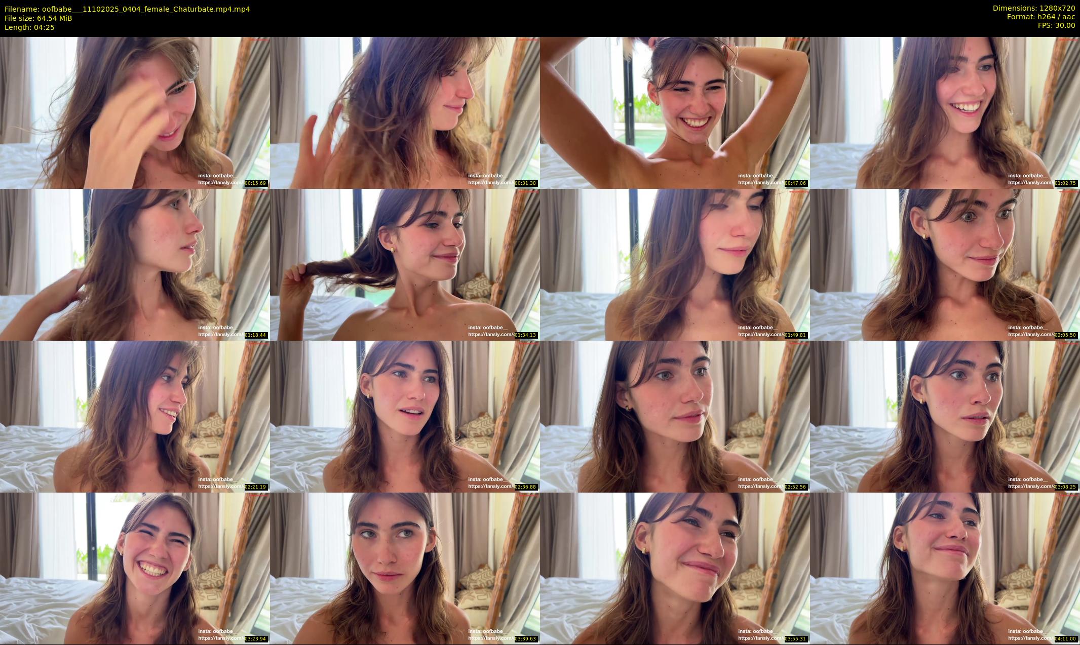 oofbabe__ — 5 minute Chaturbate female cam show recording, 720p, Oct 11, 2025