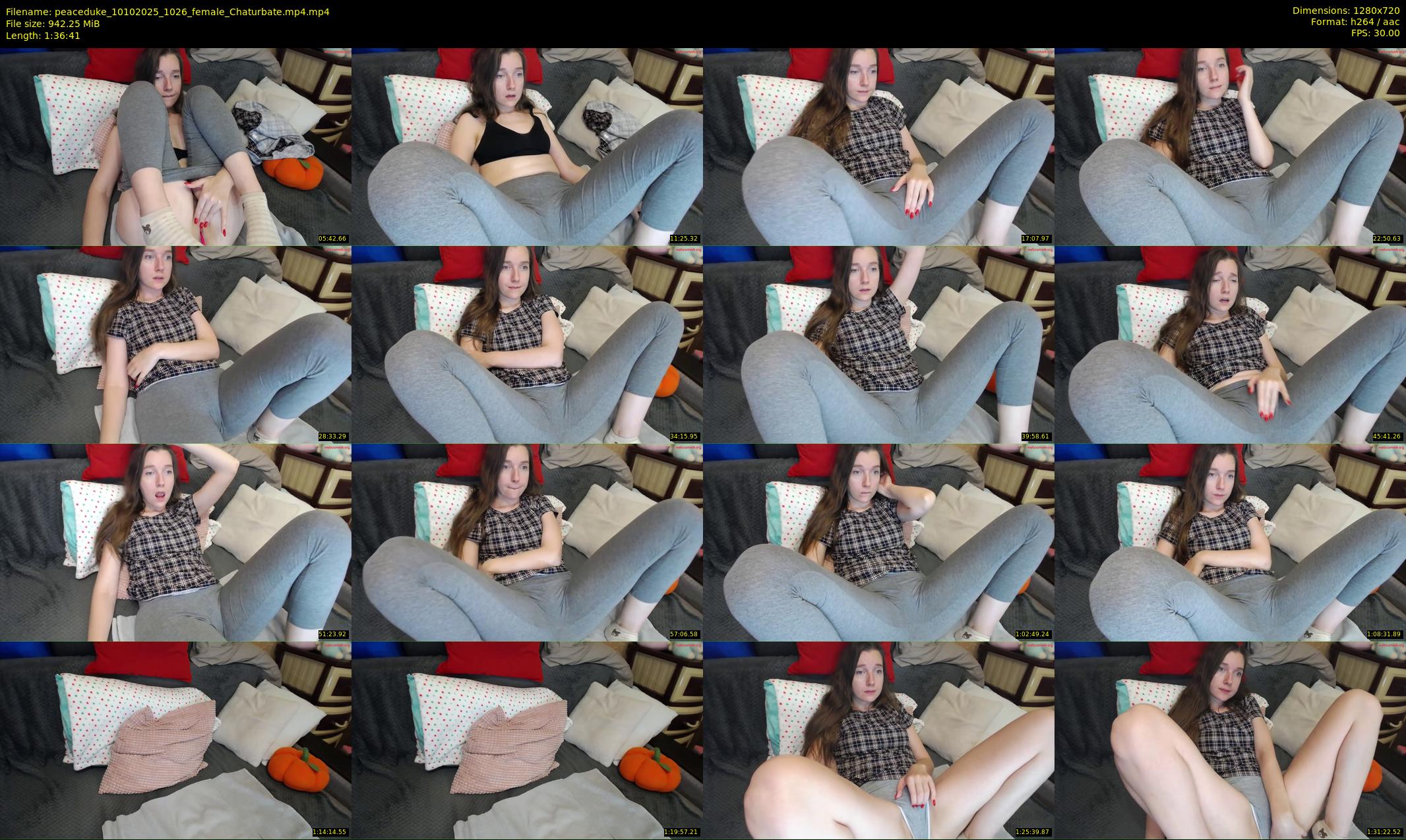 peaceduke — 97 minute Chaturbate female cam show recording, 720p, Oct 10, 2025