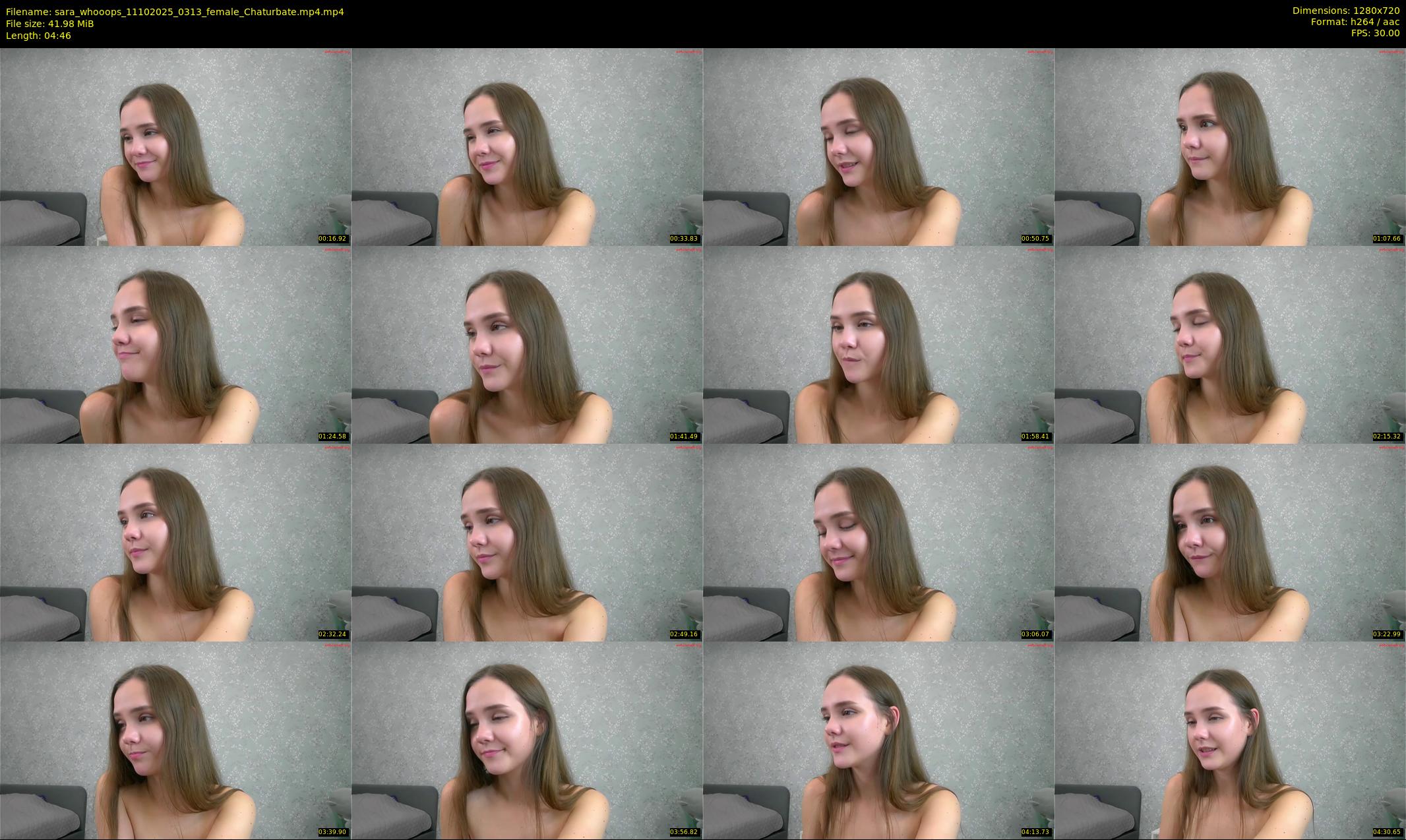 sara_whooops — 5 minute Chaturbate female cam show recording, 720p, Oct 11, 2025