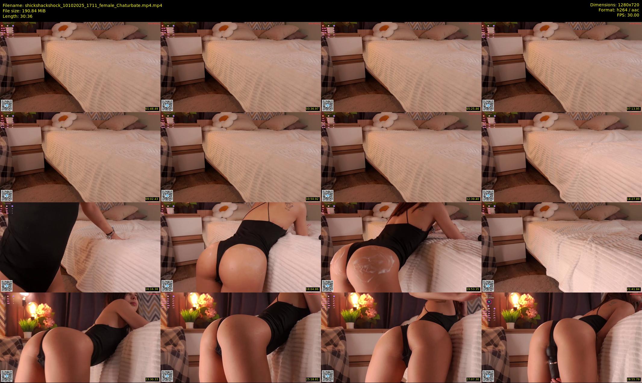 shickshackshock — 31 minute Chaturbate female cam show recording, 720p, Oct 10, 2025