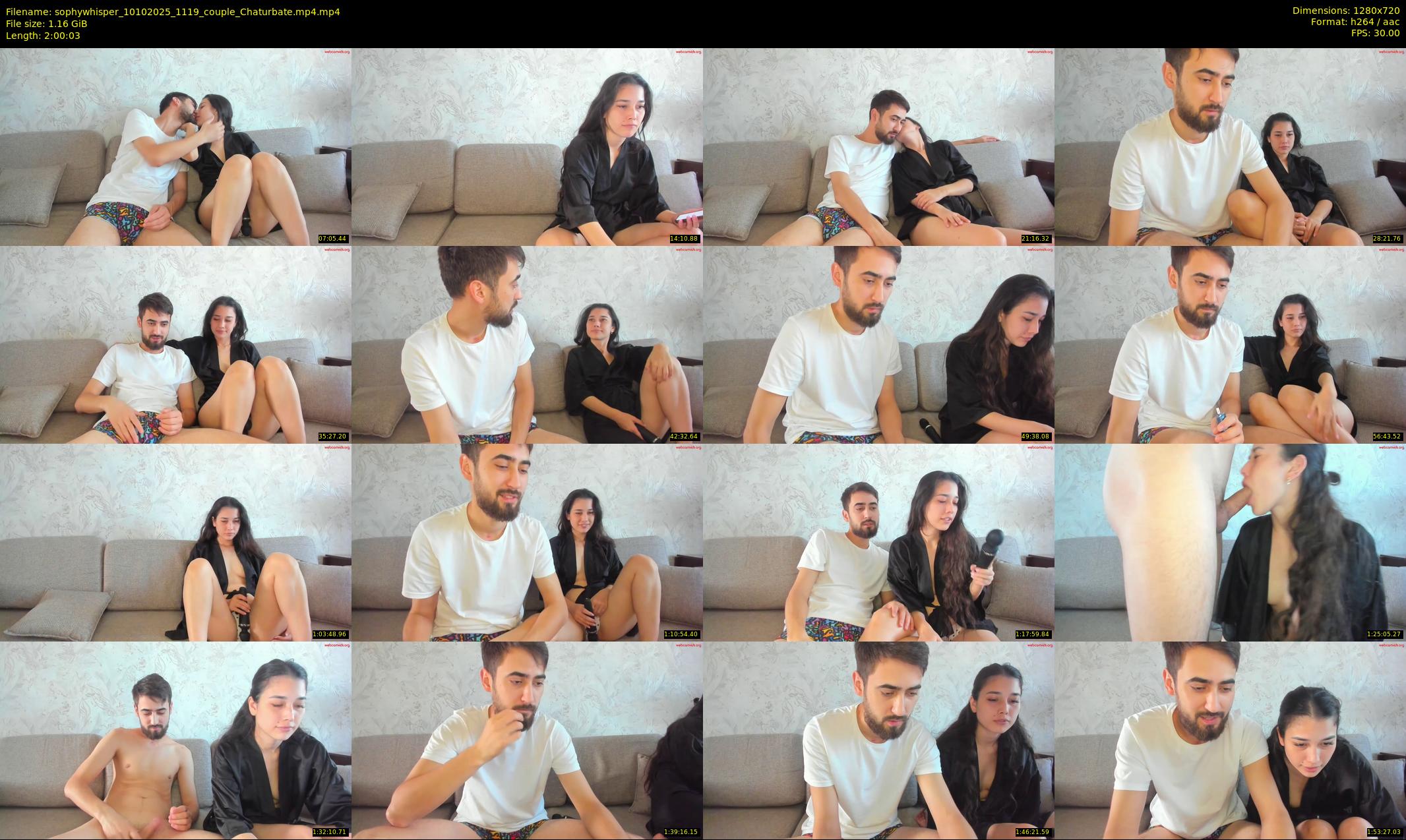 sophywhisper — 121 minute Chaturbate couple cam show recording, 720p, Oct 10, 2025