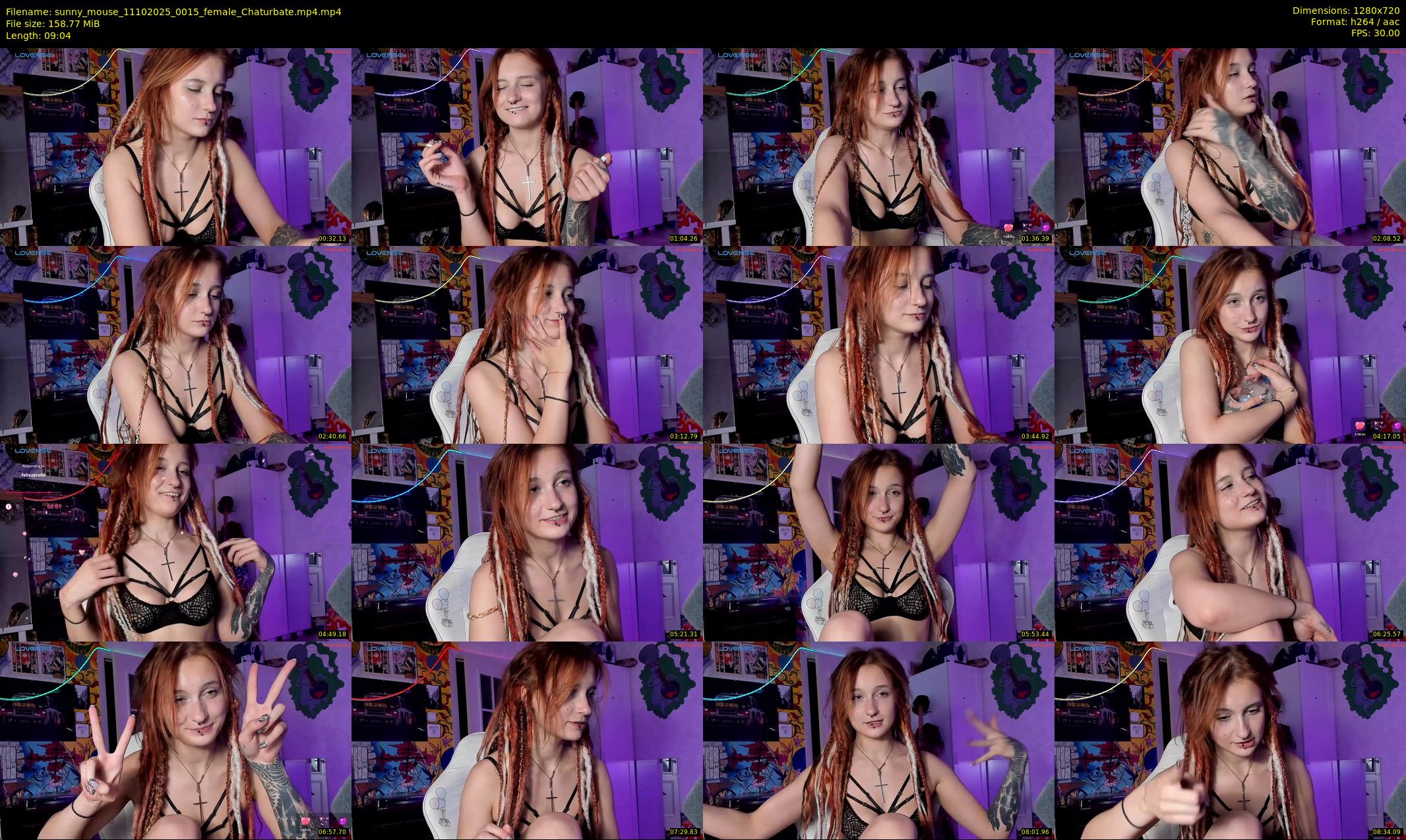 sunny_mouse — 10 minute Chaturbate female cam show recording, 720p, Oct 11, 2025