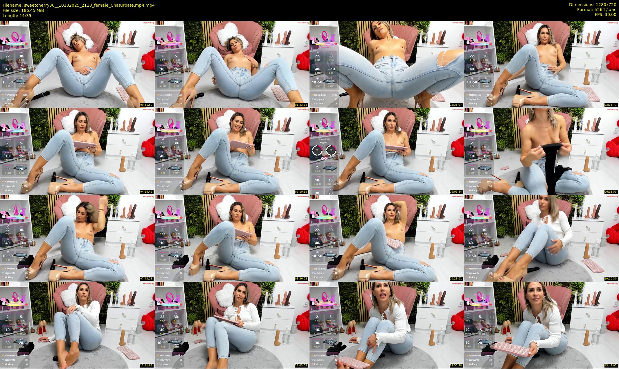 sweetcherry30_ — 15 minute Chaturbate female cam show recording, 720p, Oct 10, 2025