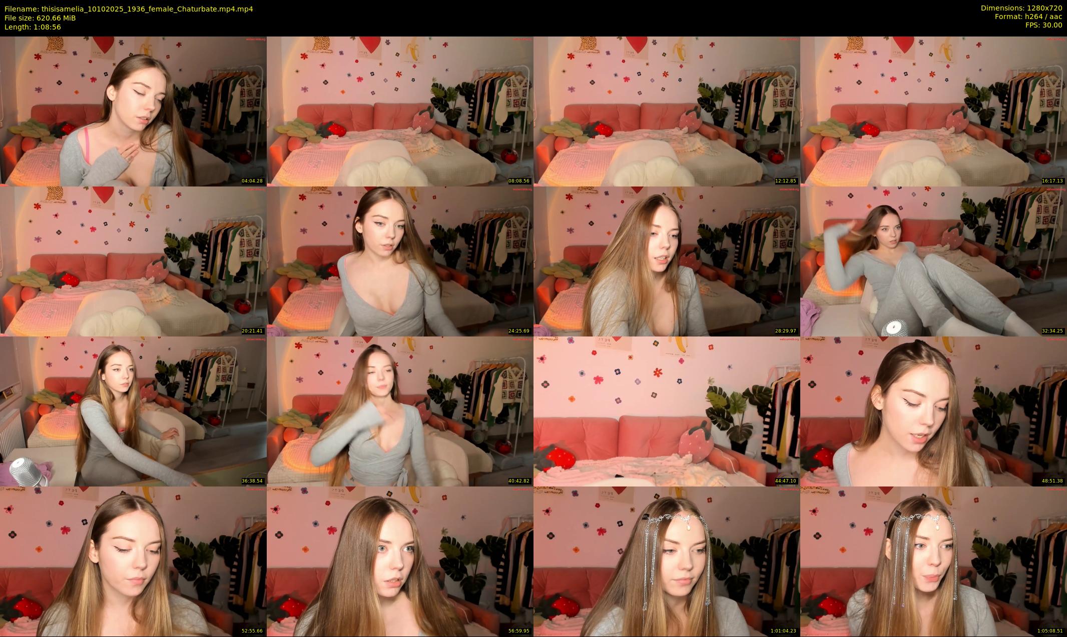 thisisamelia — 69 minute Chaturbate female cam show recording, 720p, Oct 10, 2025