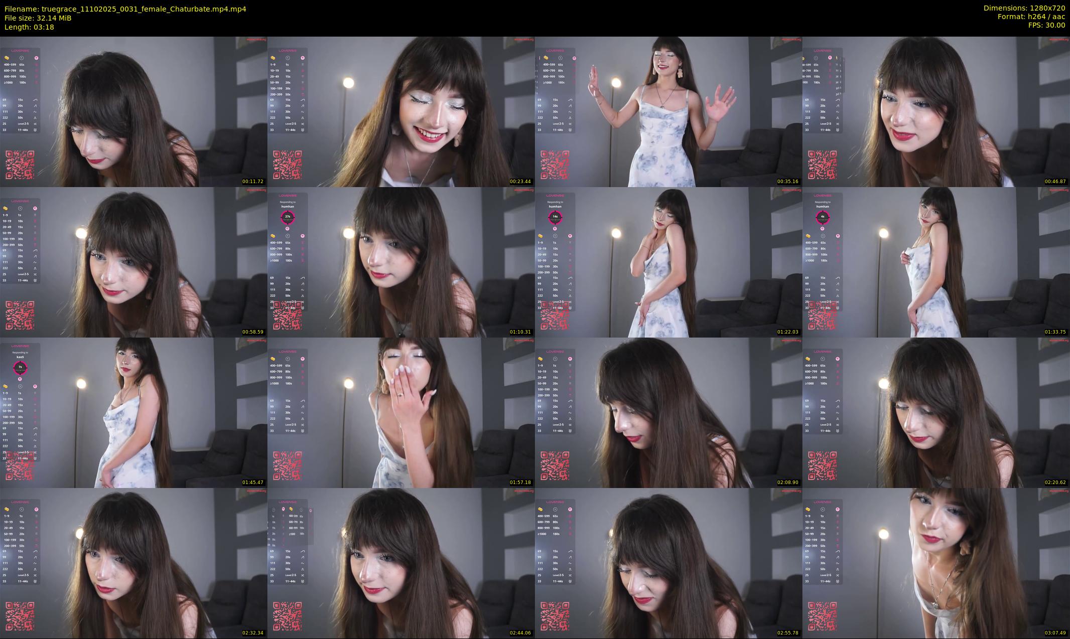 truegrace — 4 minute Chaturbate female cam show recording, 720p, Oct 11, 2025