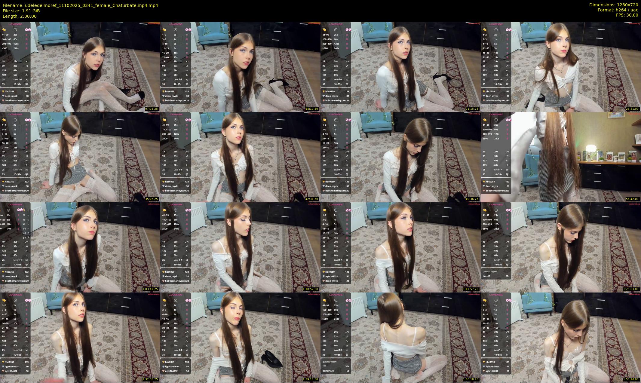 udeledelmoref — 120 minute Chaturbate female cam show recording, 720p, Oct 11, 2025
