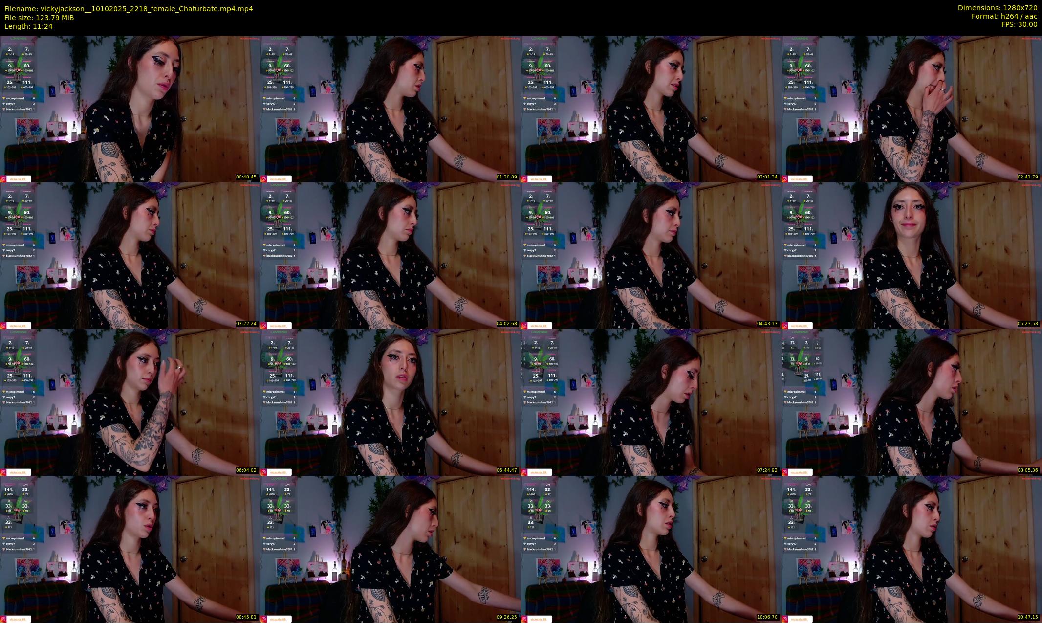 vickyjackson_ — 12 minute Chaturbate female cam show recording, 720p, Oct 10, 2025
