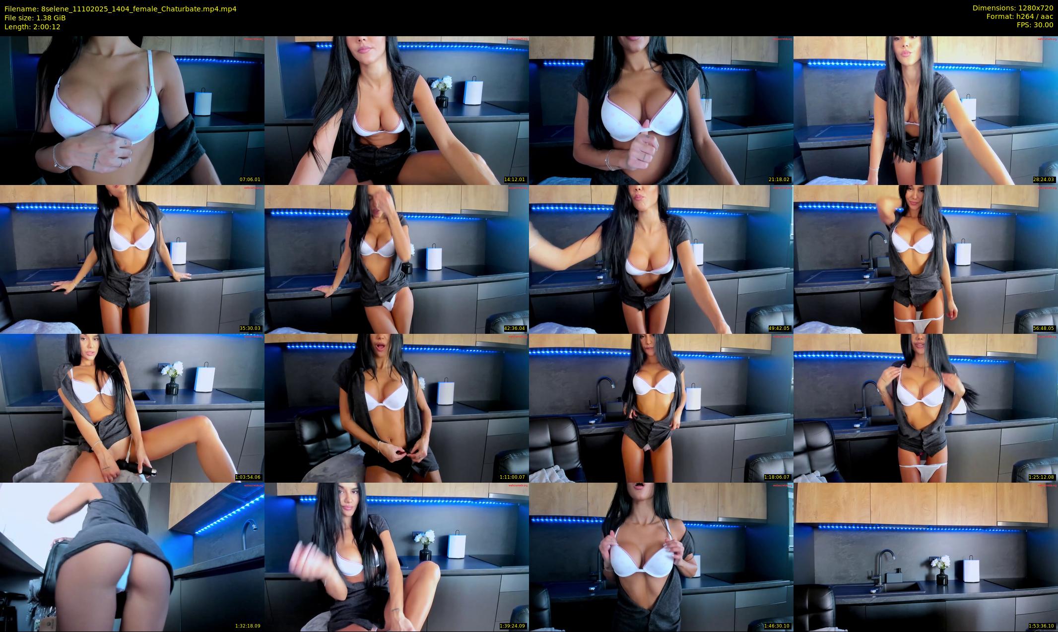 8selene — 121 minute Chaturbate female cam show recording, 720p, Oct 11, 2025