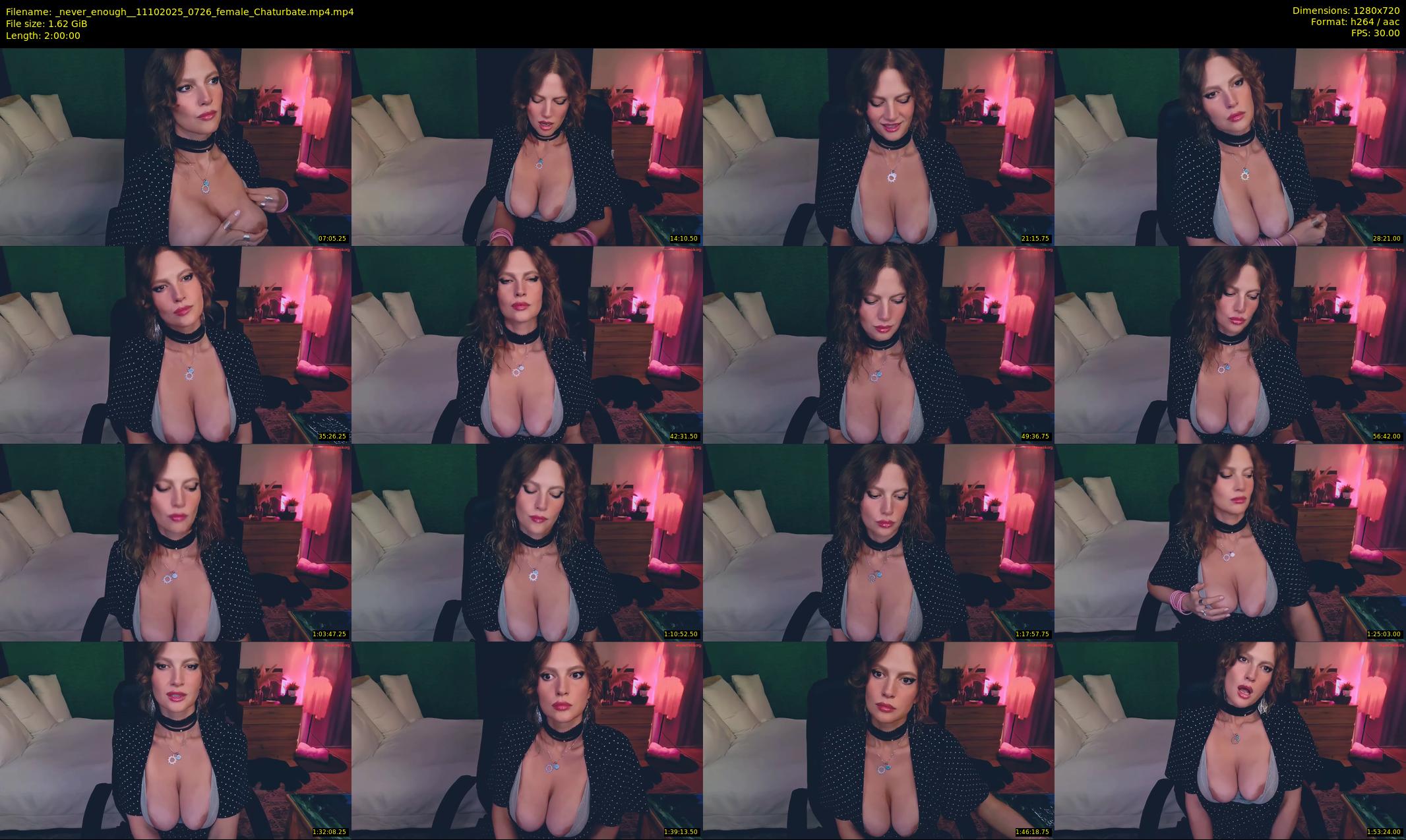 _never_enough_ — 120 minute Chaturbate female cam show recording, 720p, Oct 11, 2025