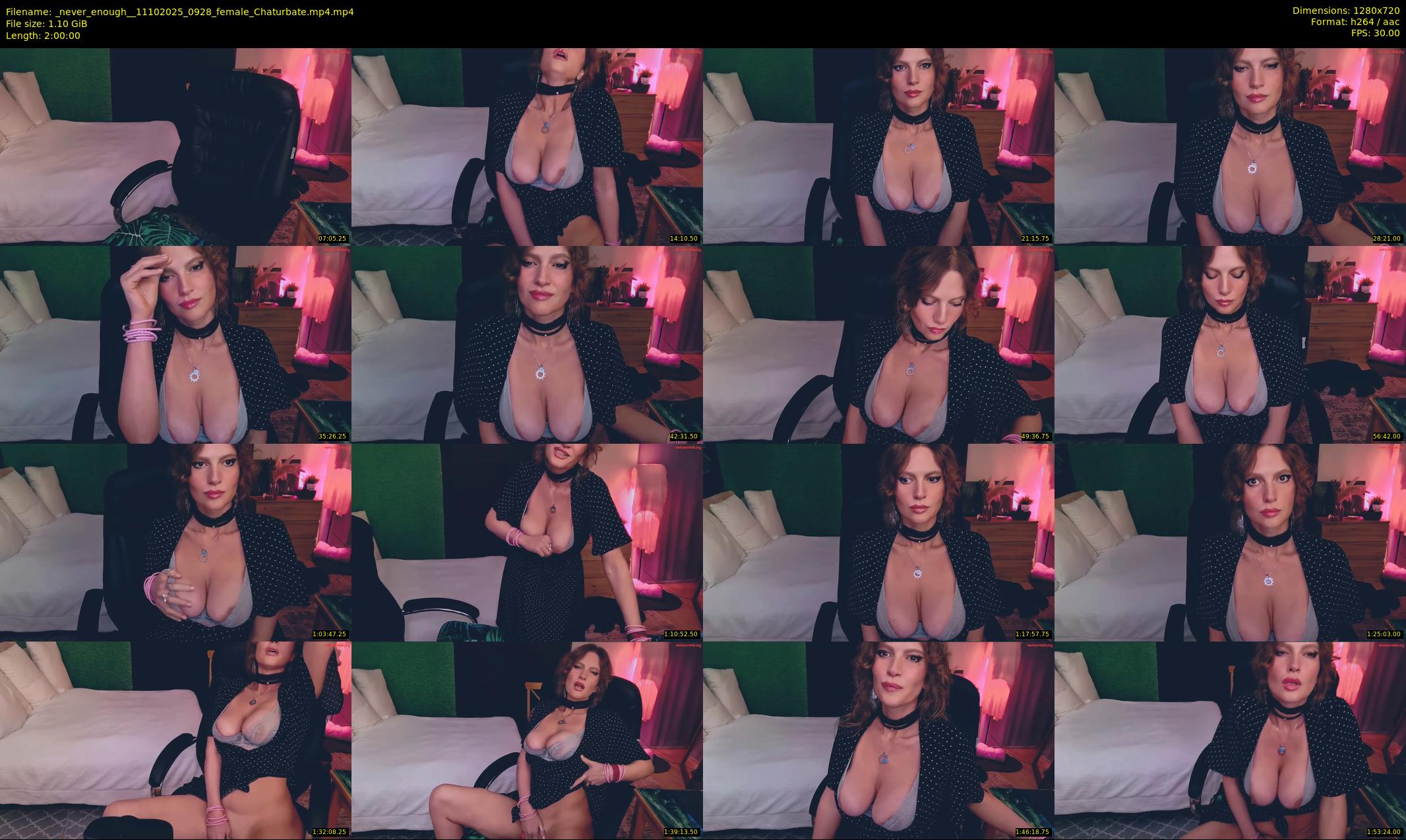 _never_enough_ — 120 minute Chaturbate female cam show recording, 720p, Oct 11, 2025