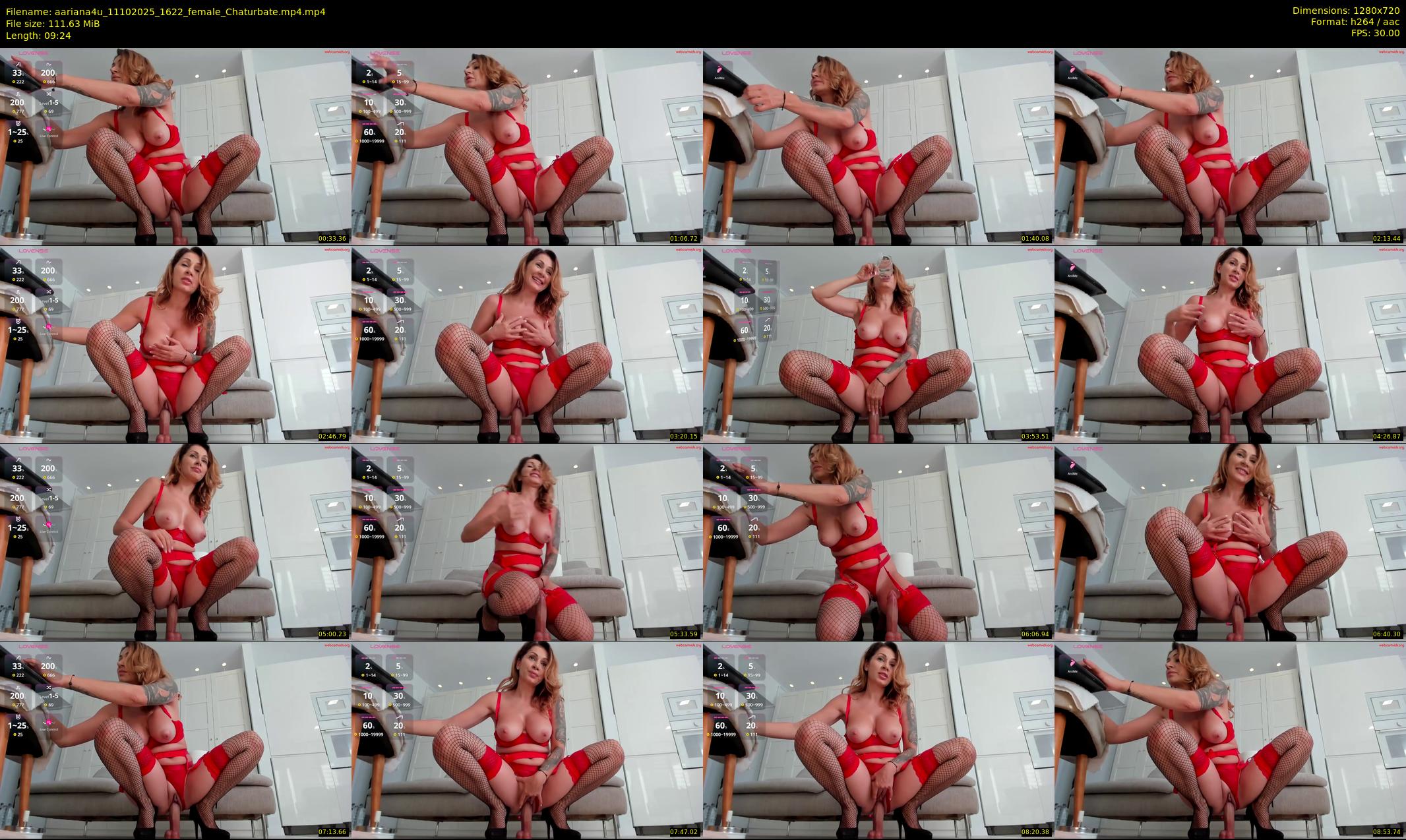 aariana4u — 10 minute Chaturbate female cam show recording, 720p, Oct 11, 2025