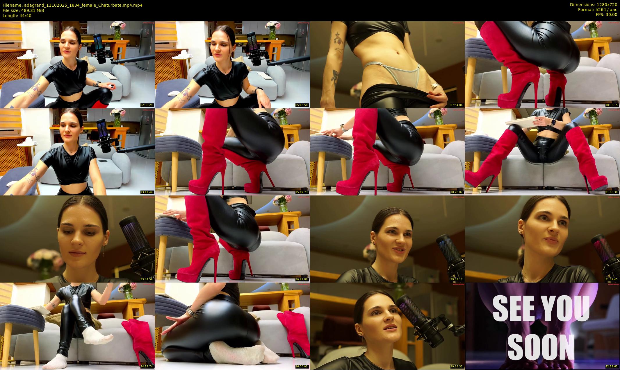 adagrand — 45 minute Chaturbate female cam show recording, 720p, Oct 11, 2025