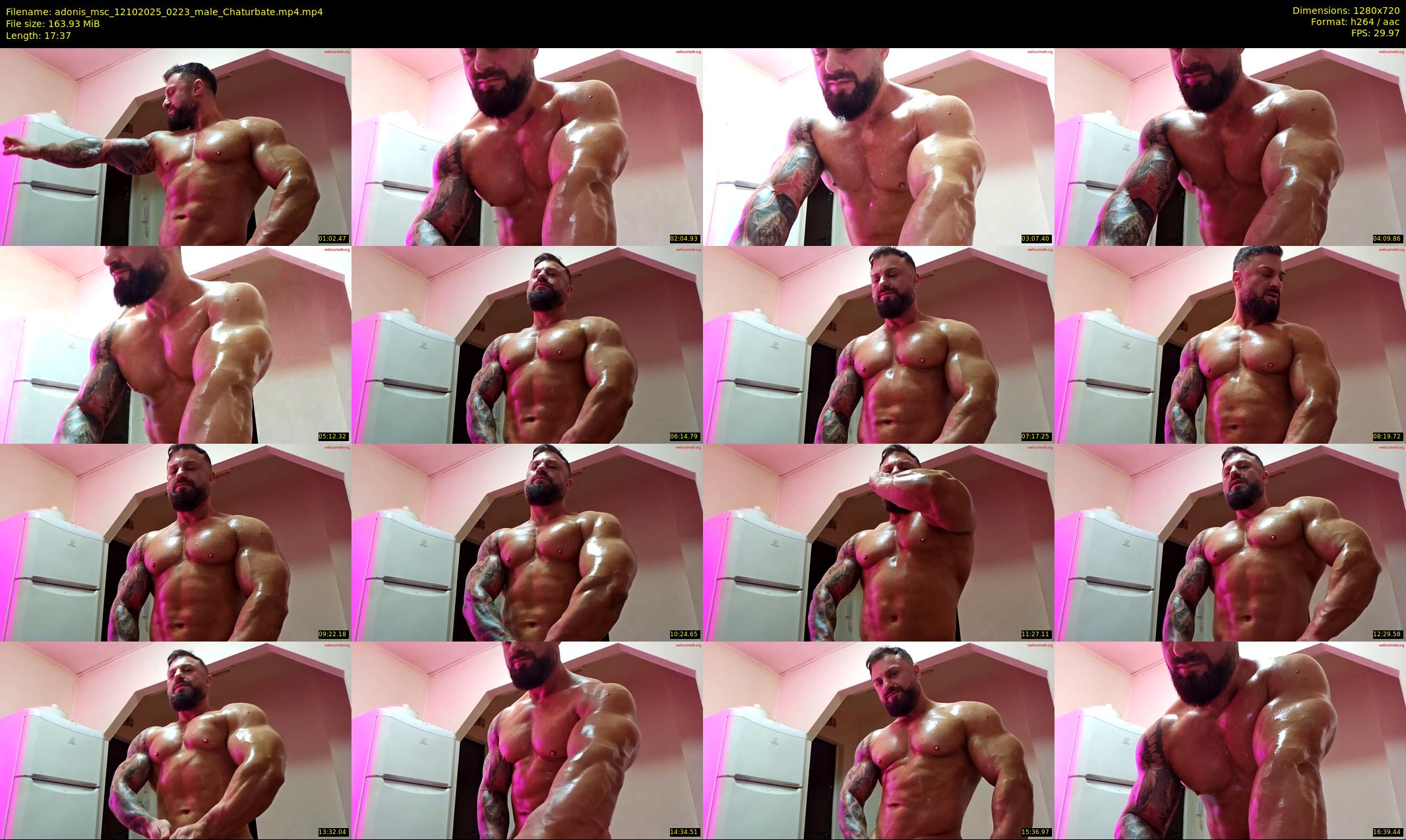 adonis_msc — 18 minute Chaturbate male cam show recording, 720p, Oct 12, 2025