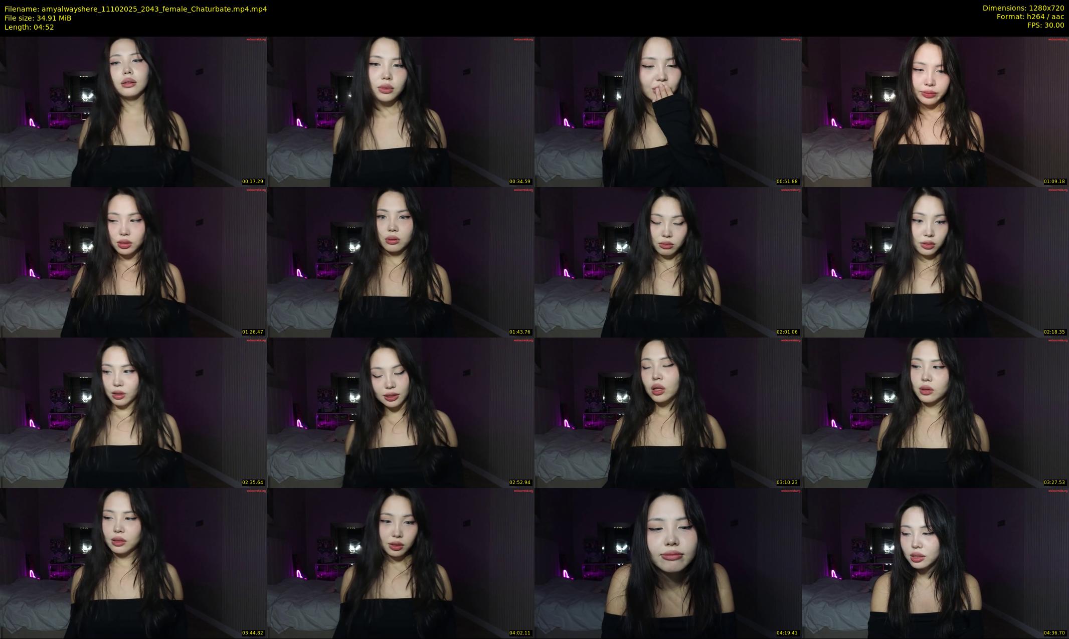 amyalwayshere — 5 minute Chaturbate female cam show recording, 720p, Oct 11, 2025