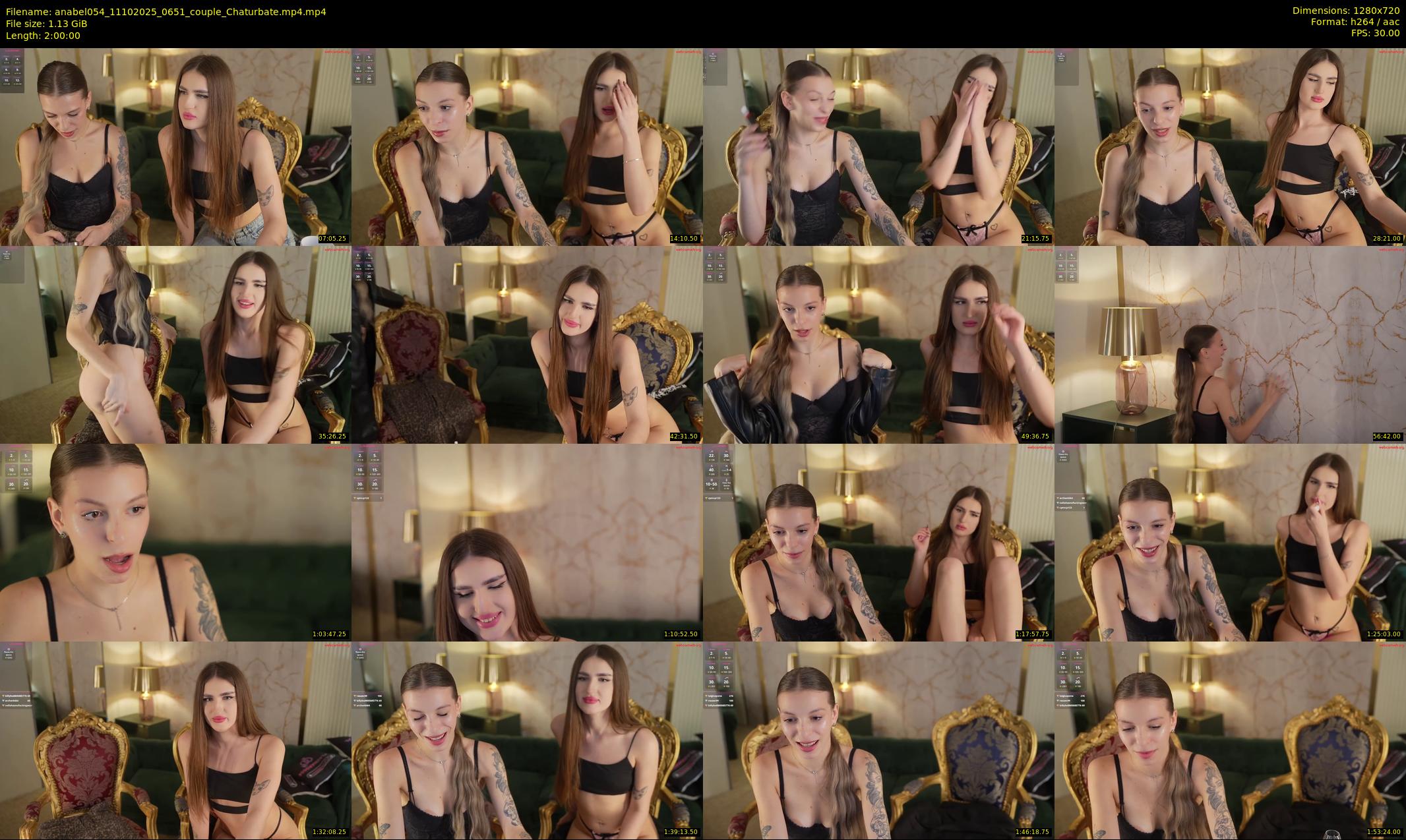 anabel054 — 120 minute Chaturbate female cam show recording, 720p, Oct 11, 2025