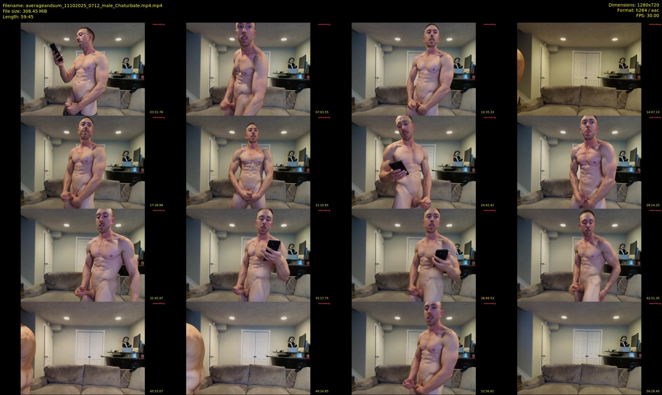 averageandsum — 60 minute Chaturbate male cam show recording, 720p, Oct 11, 2025