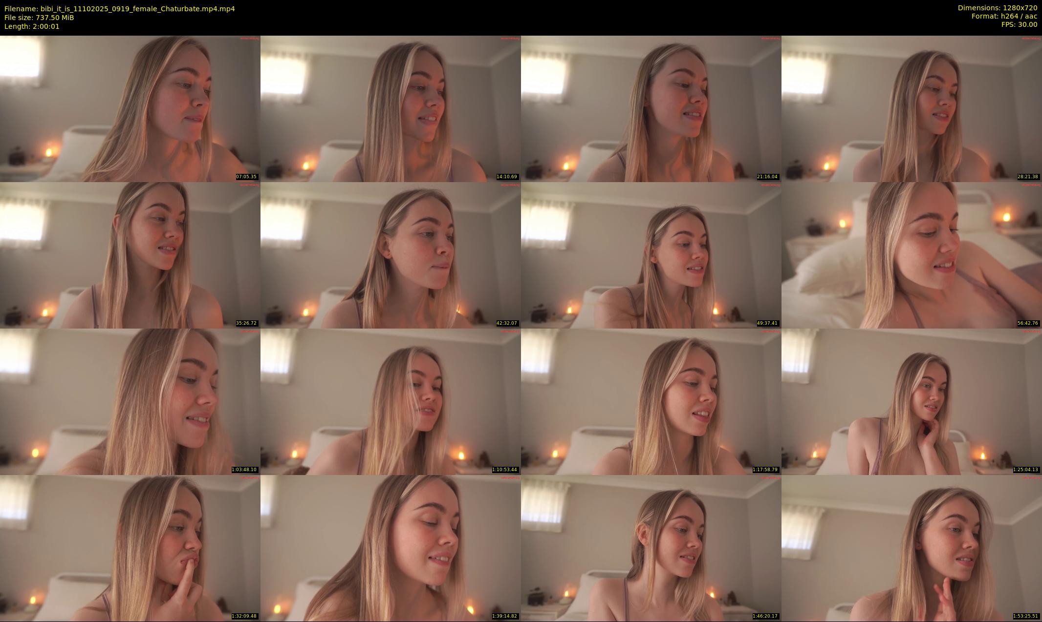 bibi_it_is — 121 minute Chaturbate female cam show recording, 720p, Oct 11, 2025