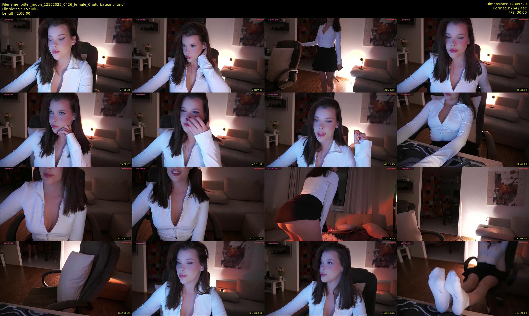 bitter_moon — 120 minute Chaturbate female cam show recording, 720p, Oct 12, 2025