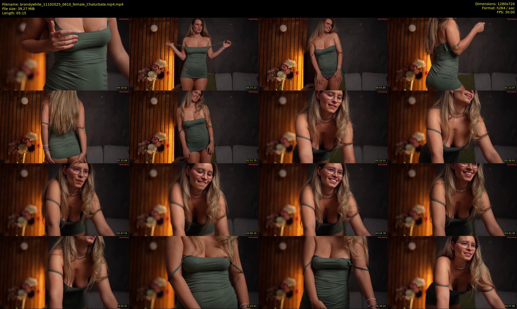 brandywhite — 6 minute Chaturbate female cam show recording, 720p, Oct 11, 2025