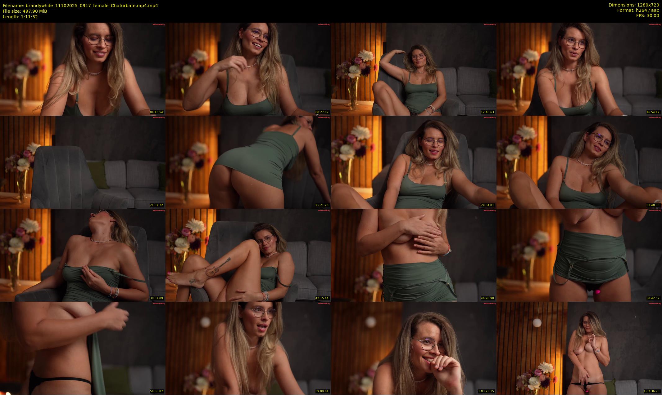 brandywhite — 72 minute Chaturbate female cam show recording, 720p, Oct 11, 2025