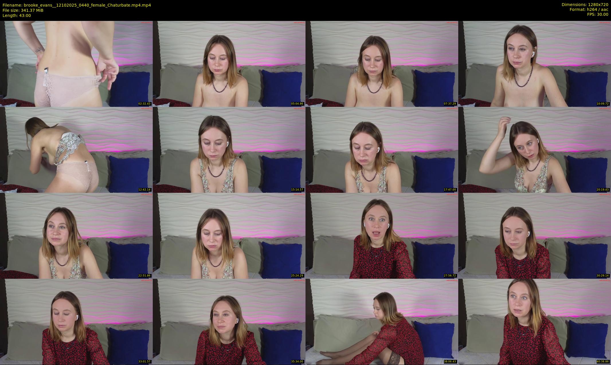 brooke_evans_ — 43 minute Chaturbate female cam show recording, 720p, Oct 12, 2025