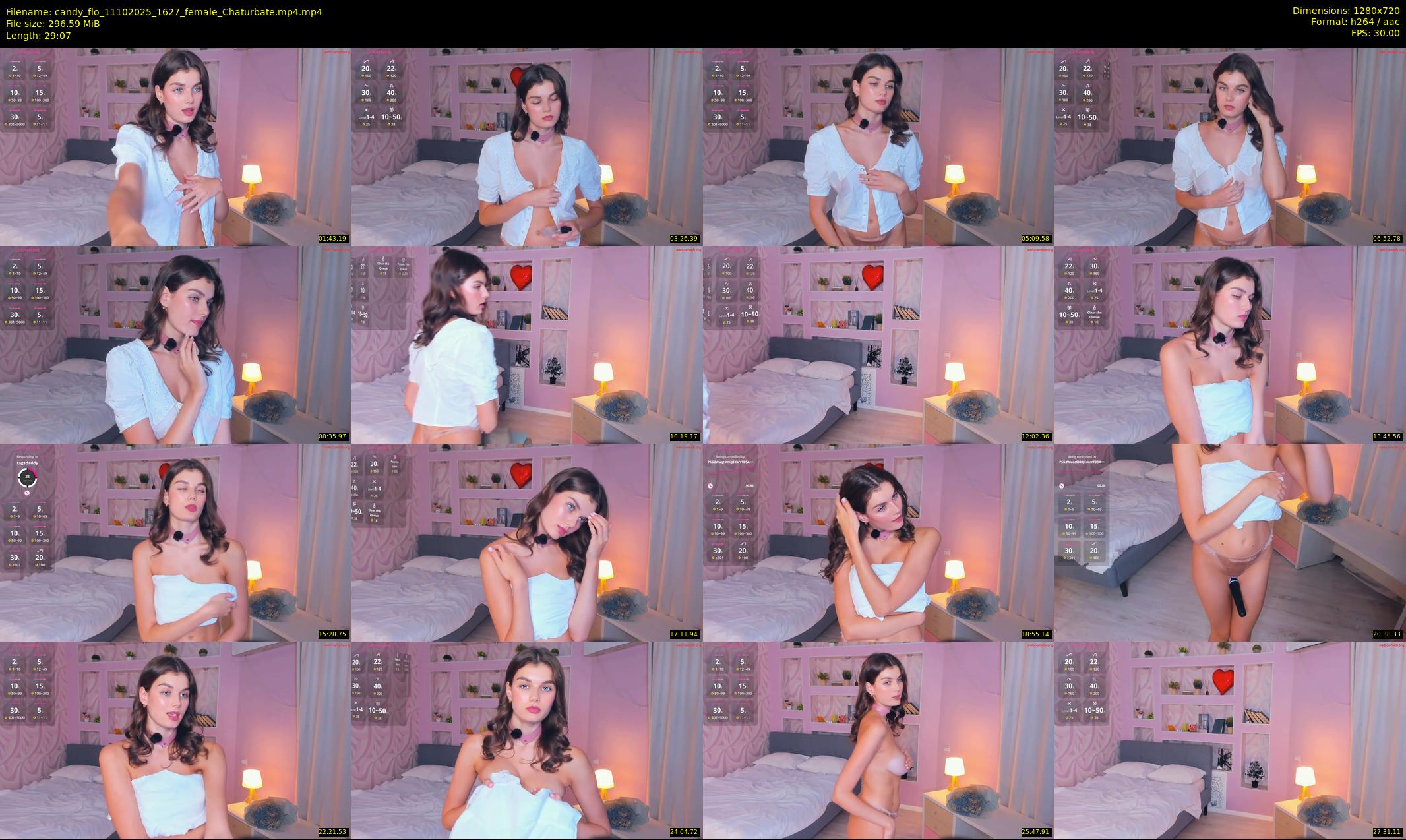 candy_flo — 30 minute Chaturbate female cam show recording, 720p, Oct 11, 2025