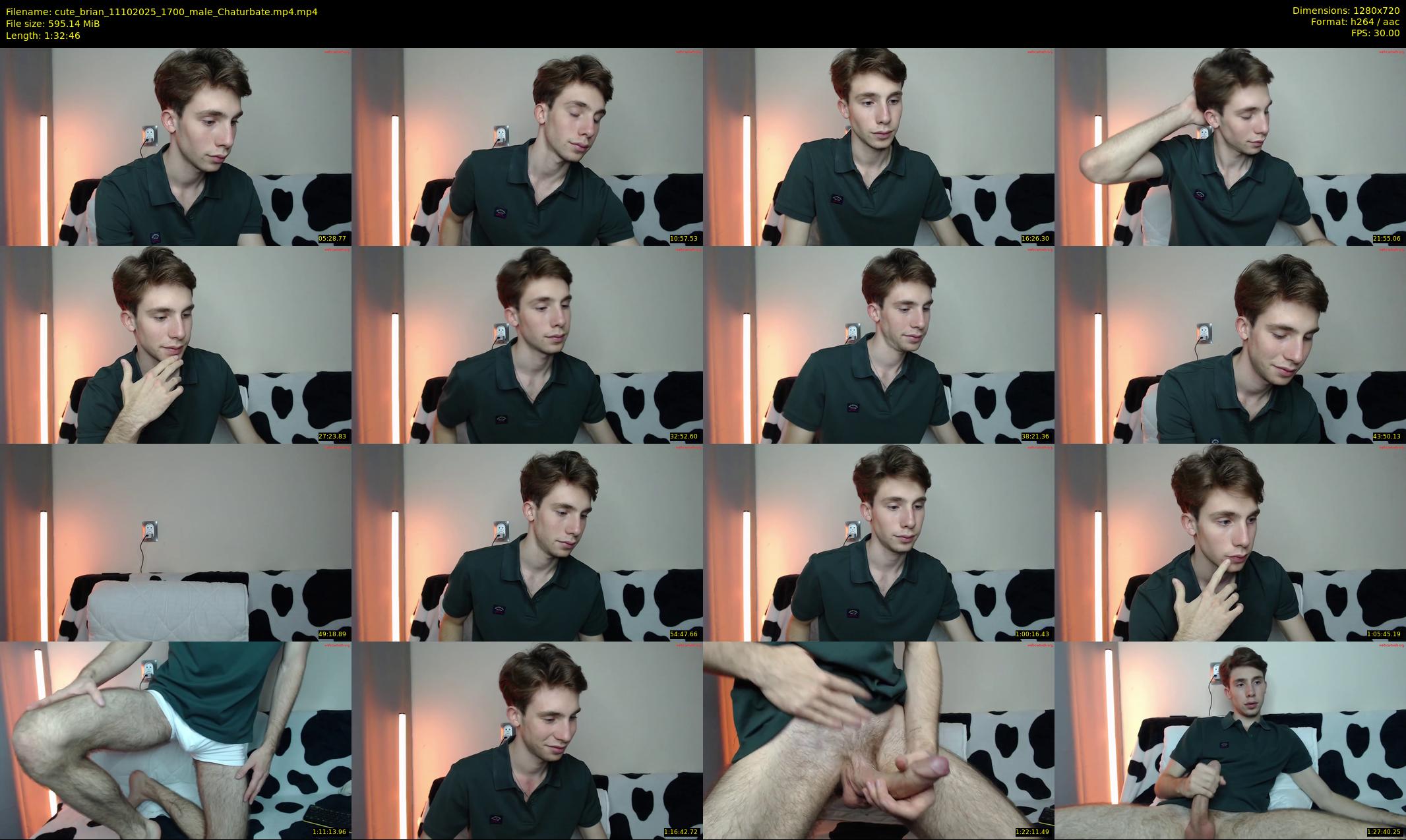 cute_brian — 93 minute Chaturbate male cam show recording, 720p, Oct 11, 2025
