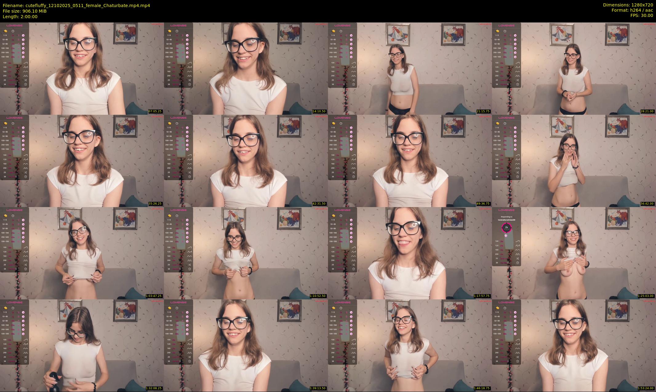 cutefluffy — 120 minute Chaturbate female cam show recording, 720p, Oct 12, 2025