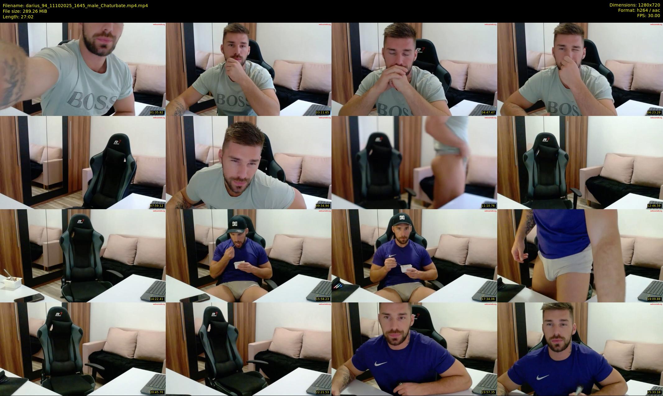 darius_94 — 28 minute Chaturbate male cam show recording, 720p, Oct 11, 2025