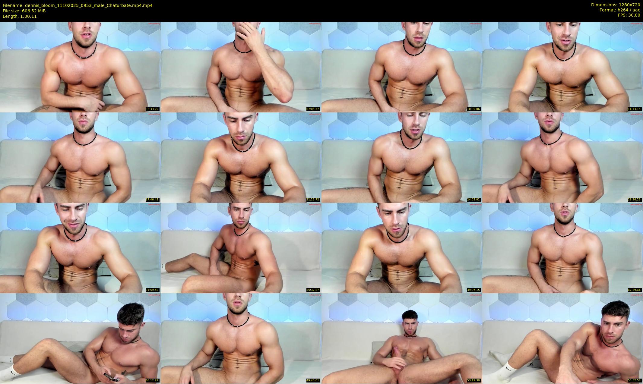 dennis_bloom — 61 minute Chaturbate male cam show recording, 720p, Oct 11, 2025