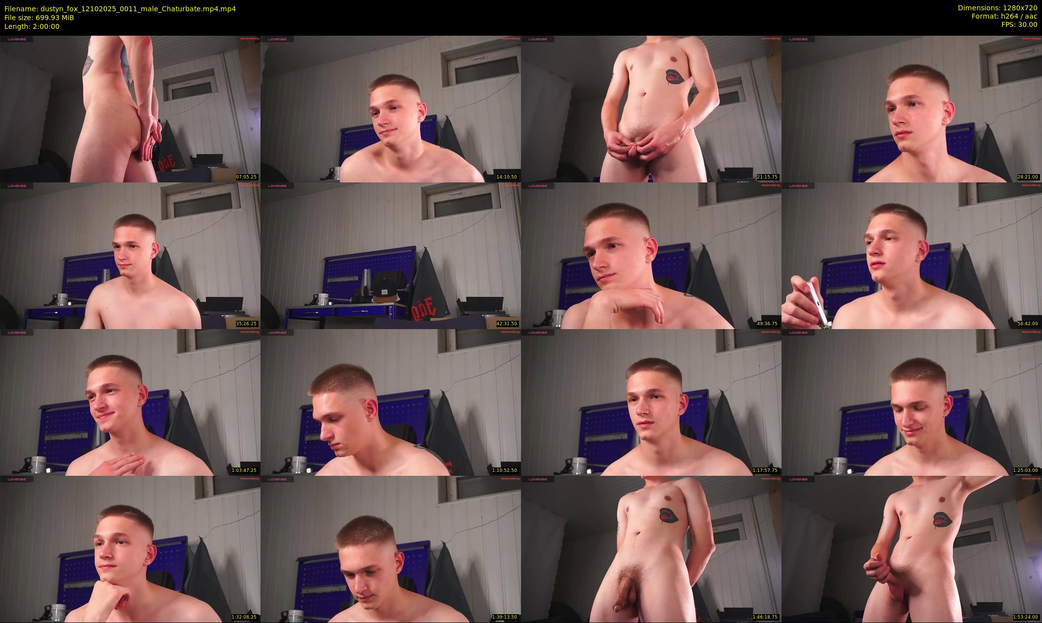 dustyn_fox — 120 minute Chaturbate male cam show recording, 720p, Oct 12, 2025