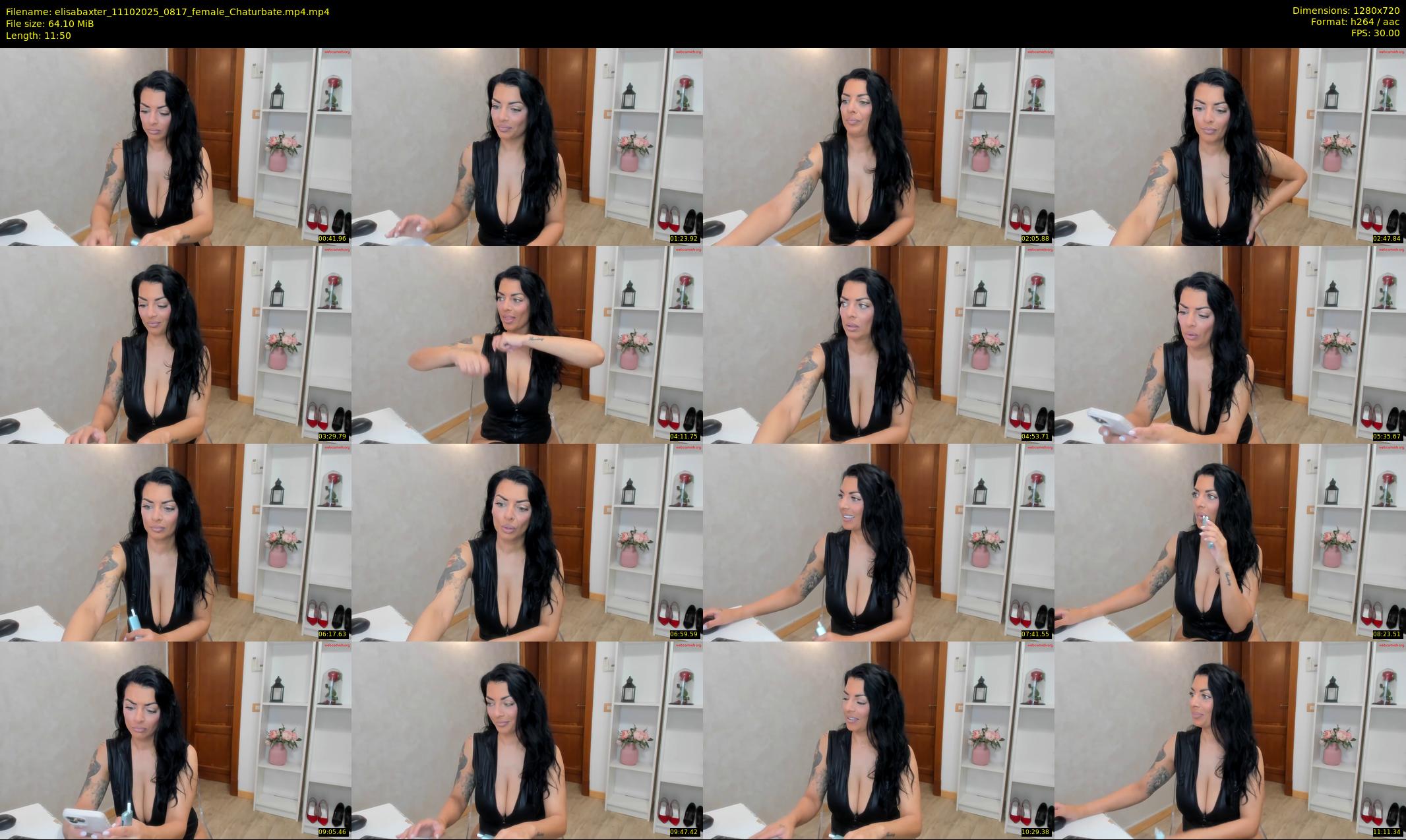 elisabaxter — 12 minute Chaturbate female cam show recording, 720p, Oct 11, 2025