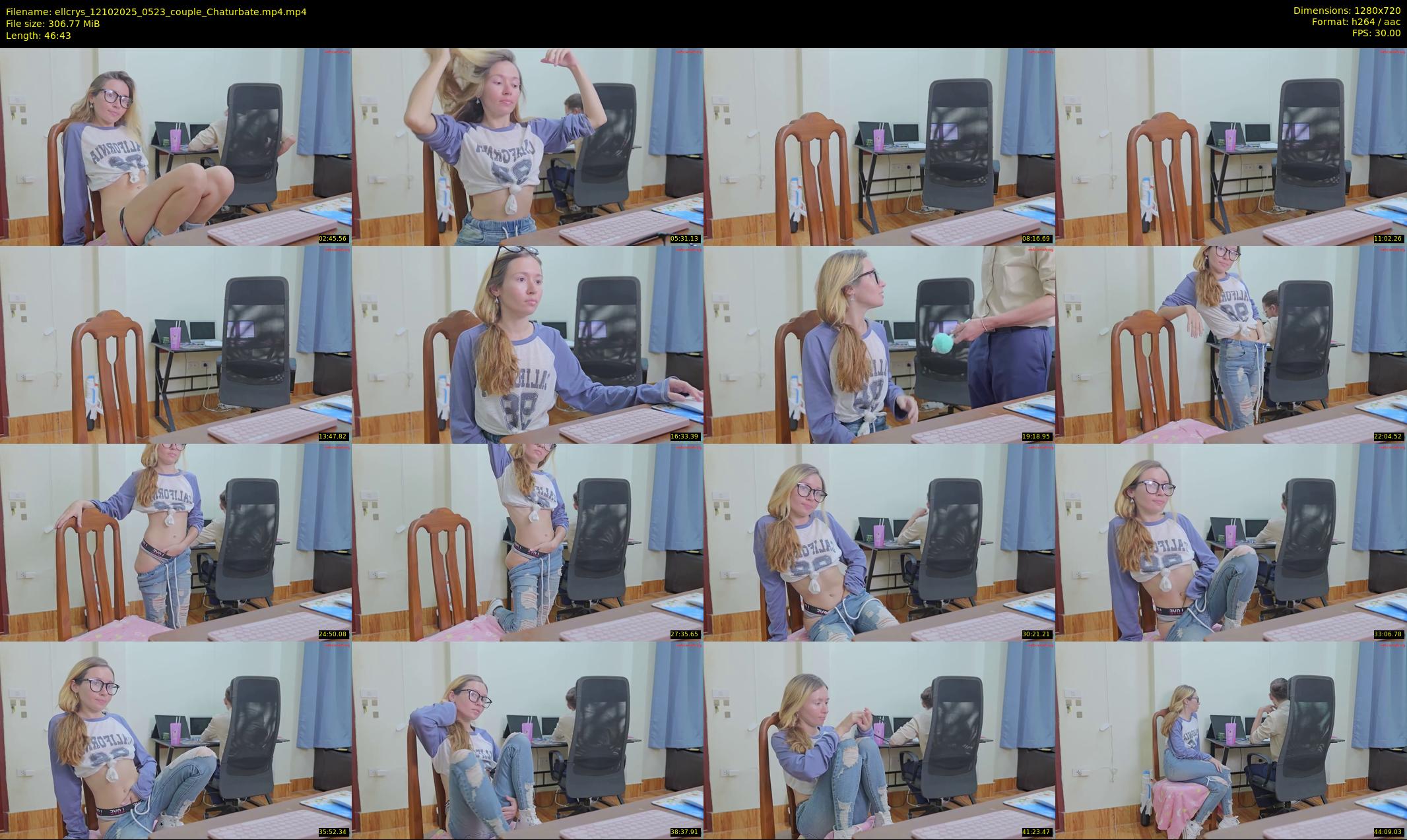 ellcrys — 47 minute Chaturbate couple cam show recording, 720p, Oct 12, 2025