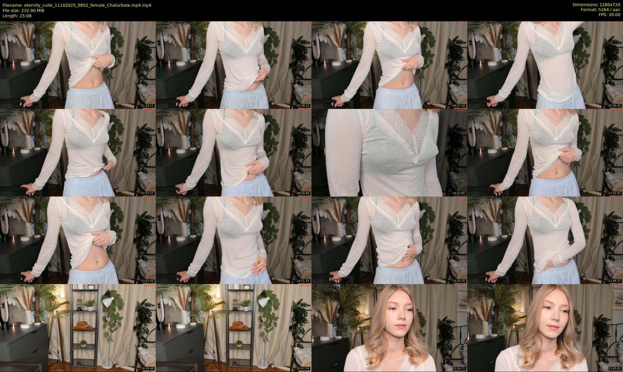 eternity_cuite — 26 minute Chaturbate female cam show recording, 720p, Oct 11, 2025