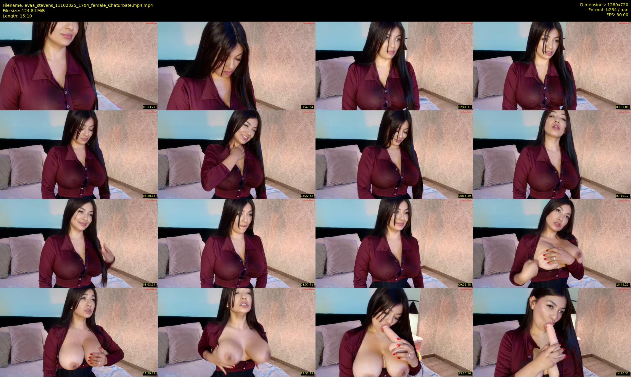 evaa_stevens — 16 minute Chaturbate female cam show recording, 720p, Oct 11, 2025